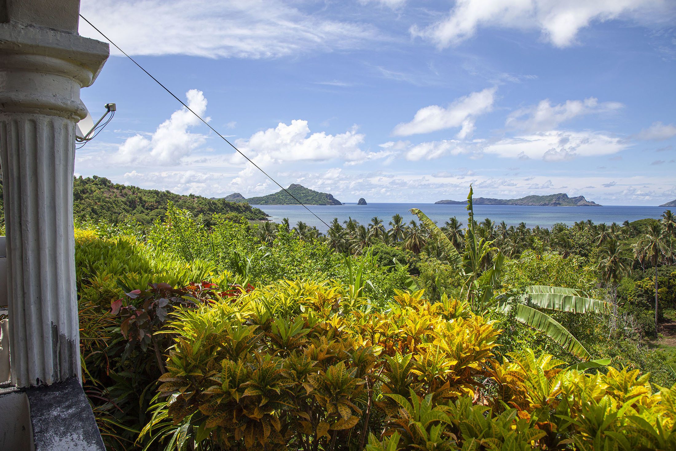 View of Moheli Marine Park from Vanilla Lodge Moheli Comoros
