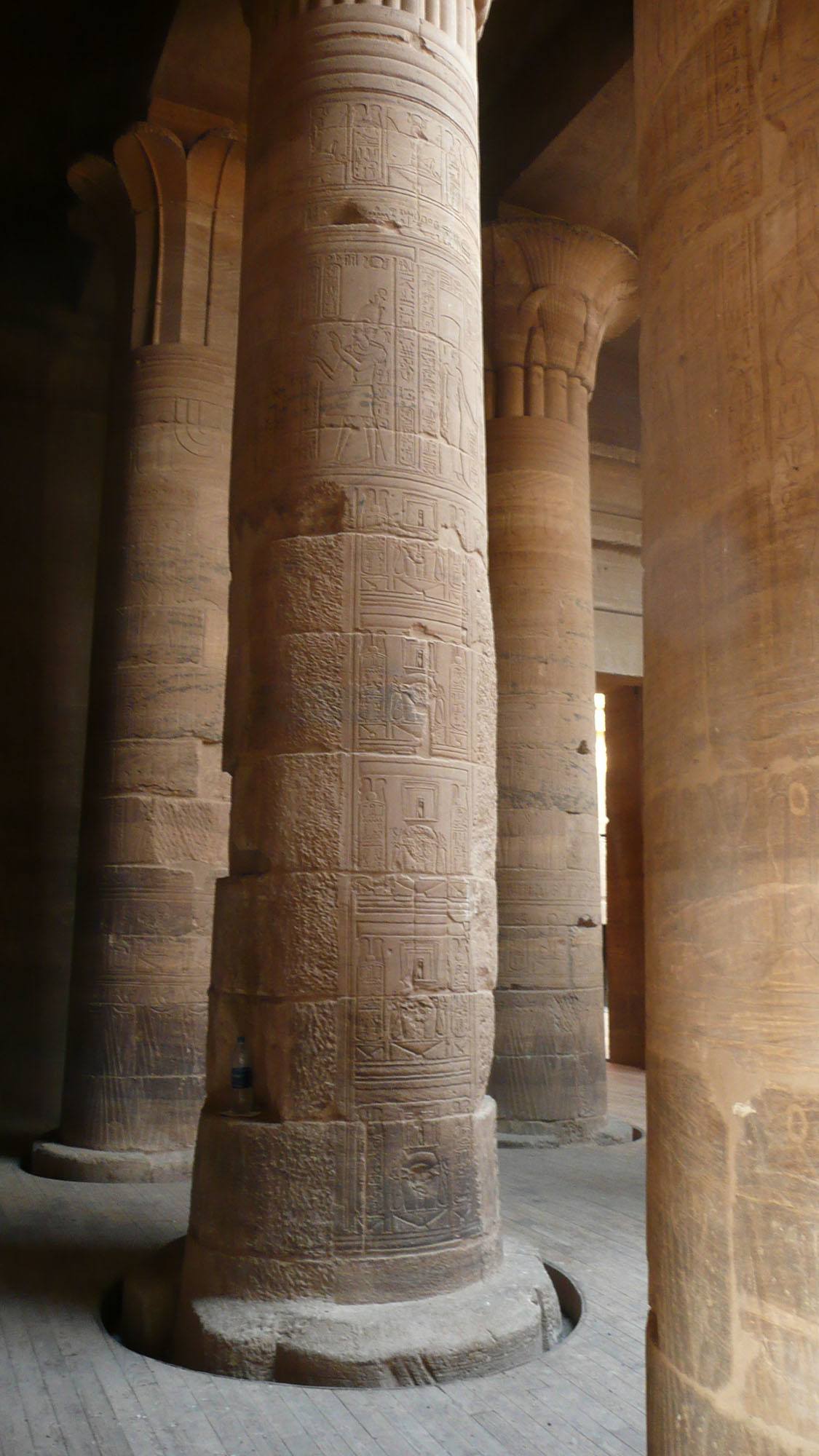 Column at Abu Simbel Aswan Egypt