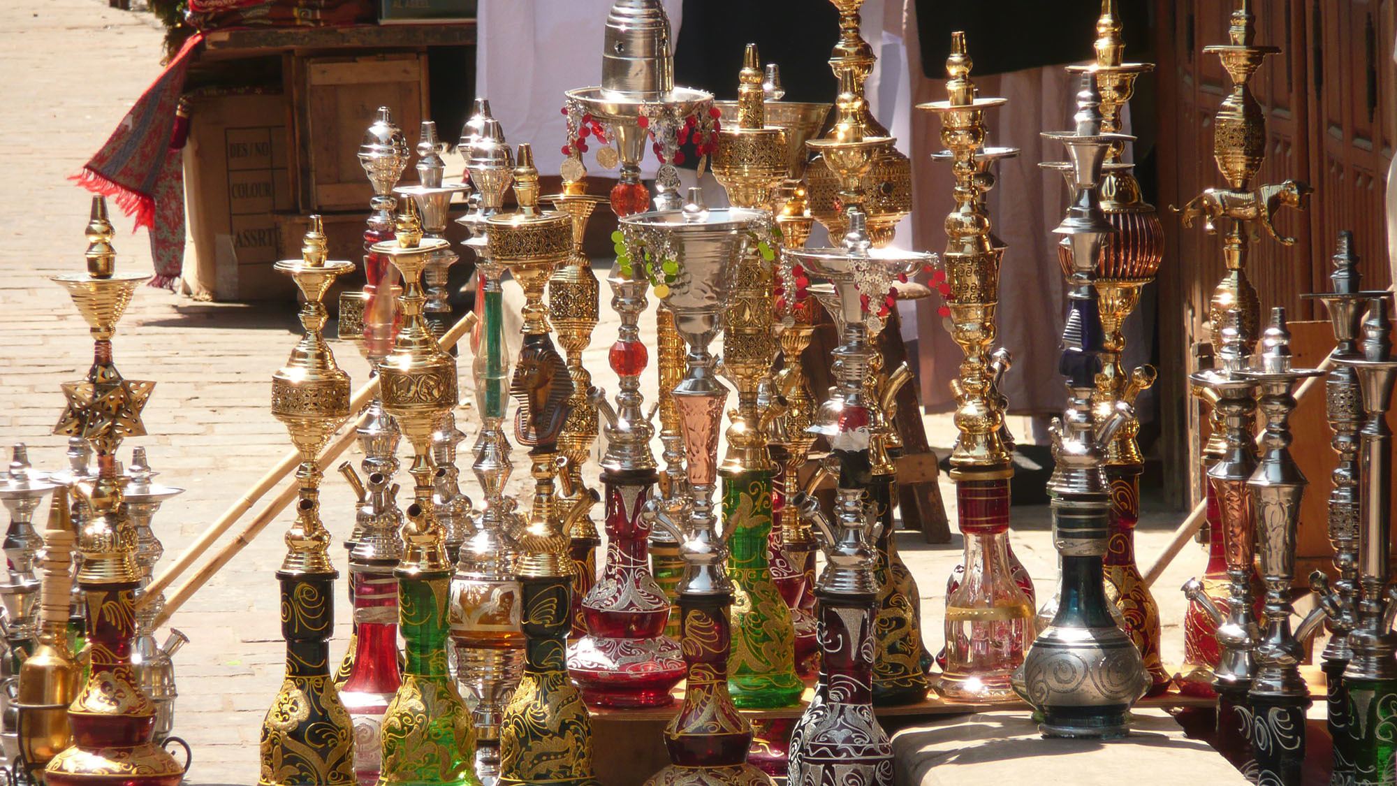 Hookah in Khan el-Khalili Cairo Egypt