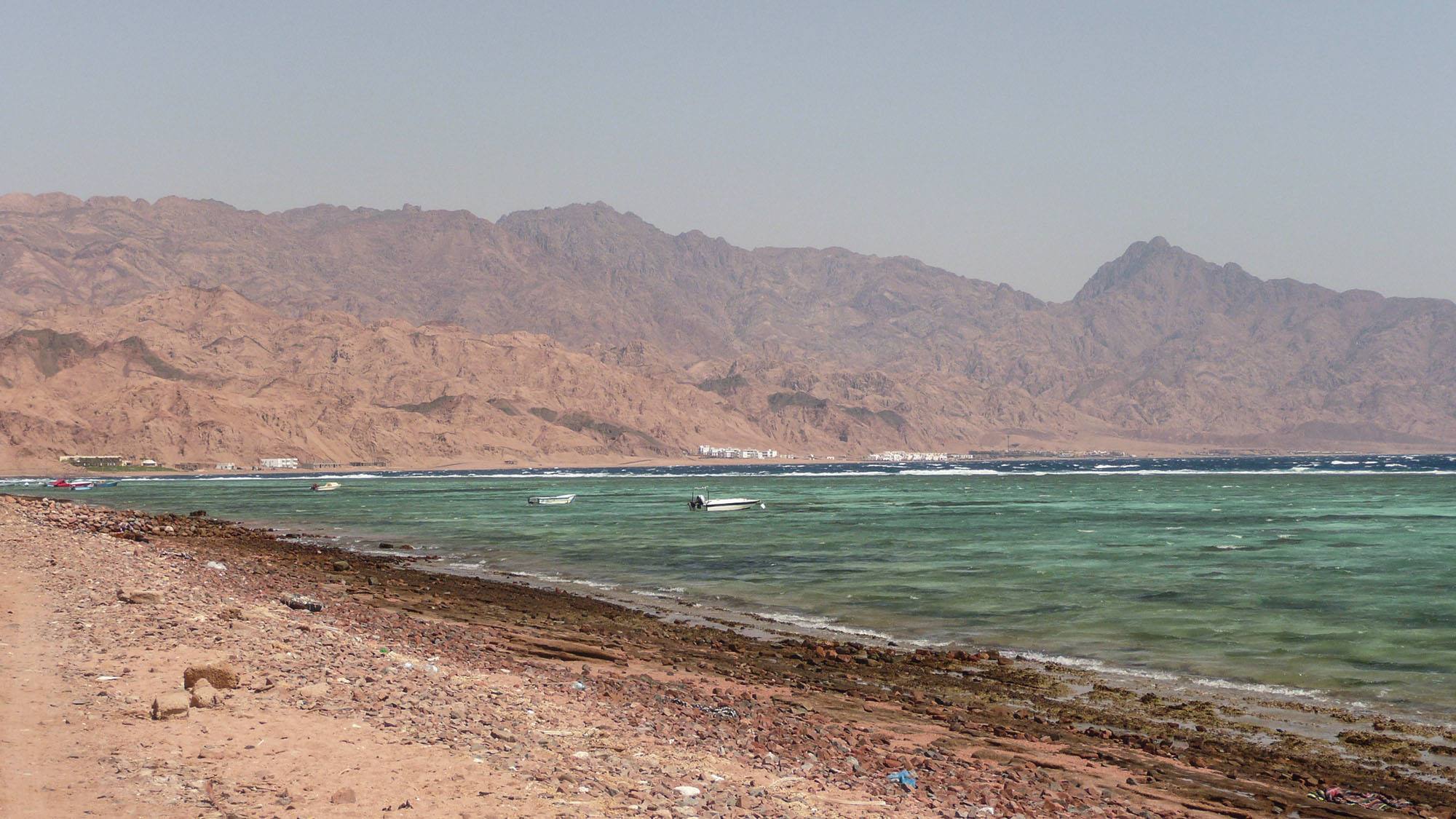 The lagoon at Dahab Red Sea Egypt