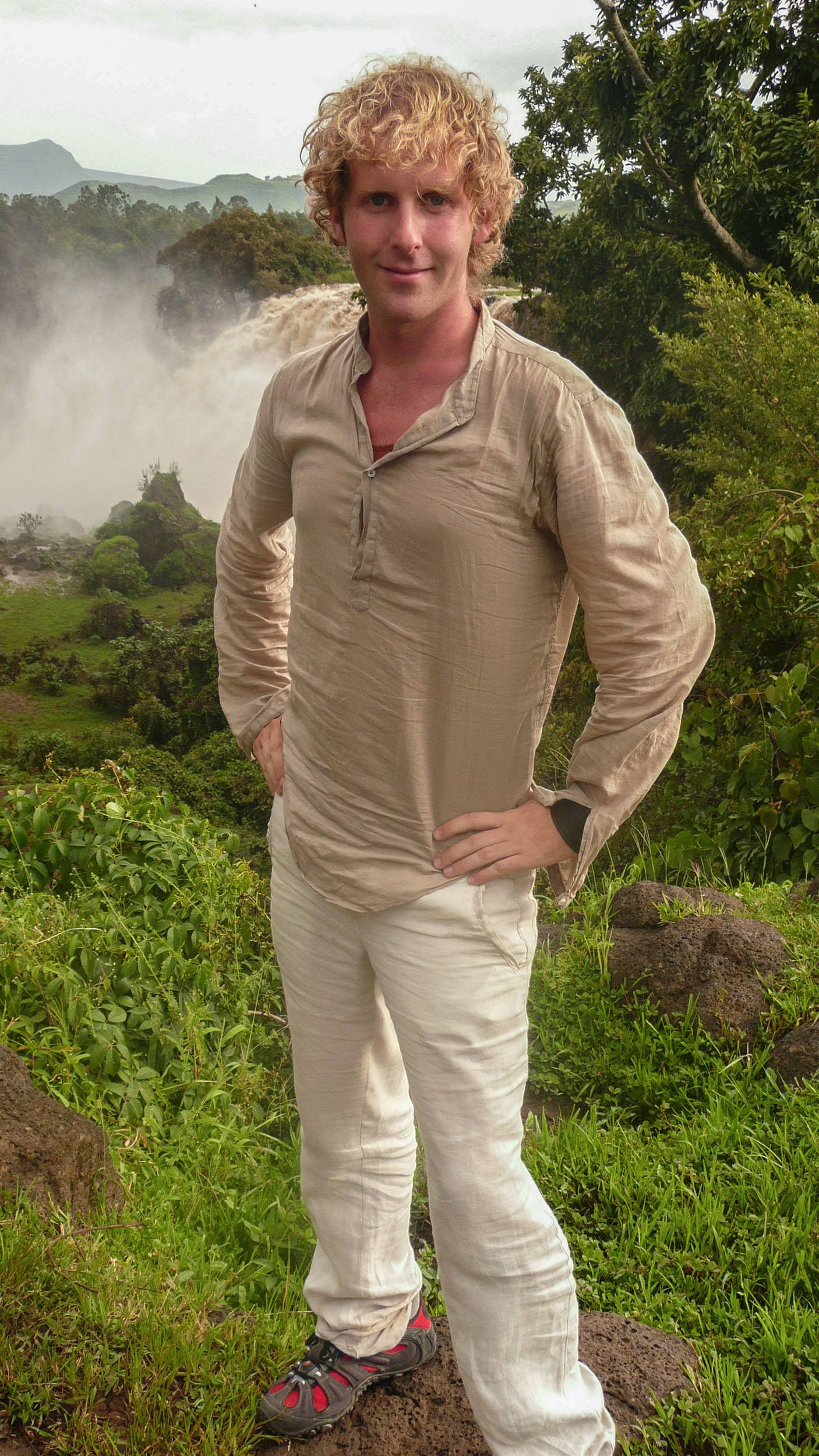 Ben at Blue Nile Falls in Ethiopia