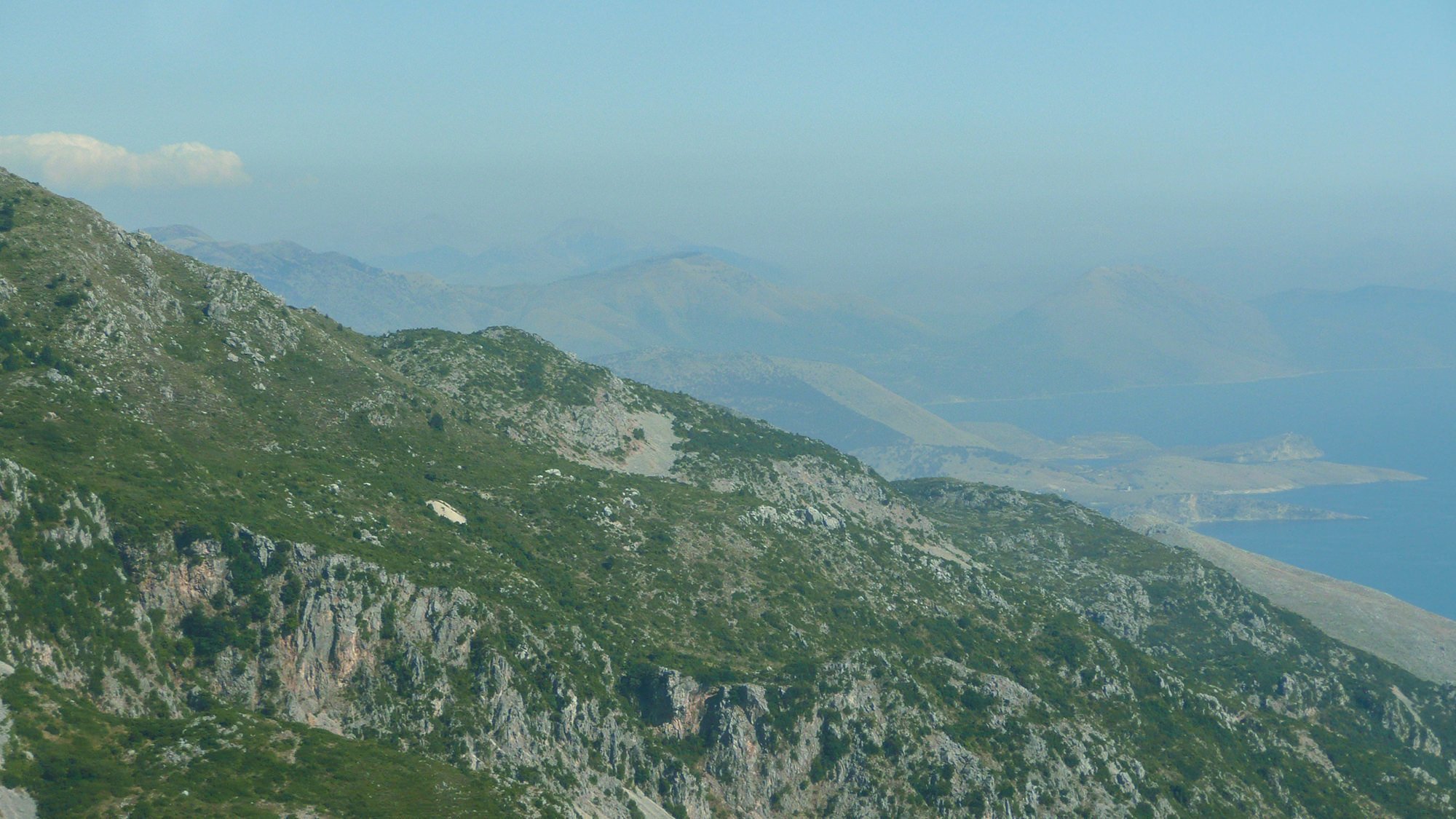 Llogara Mountain Pass in Albania