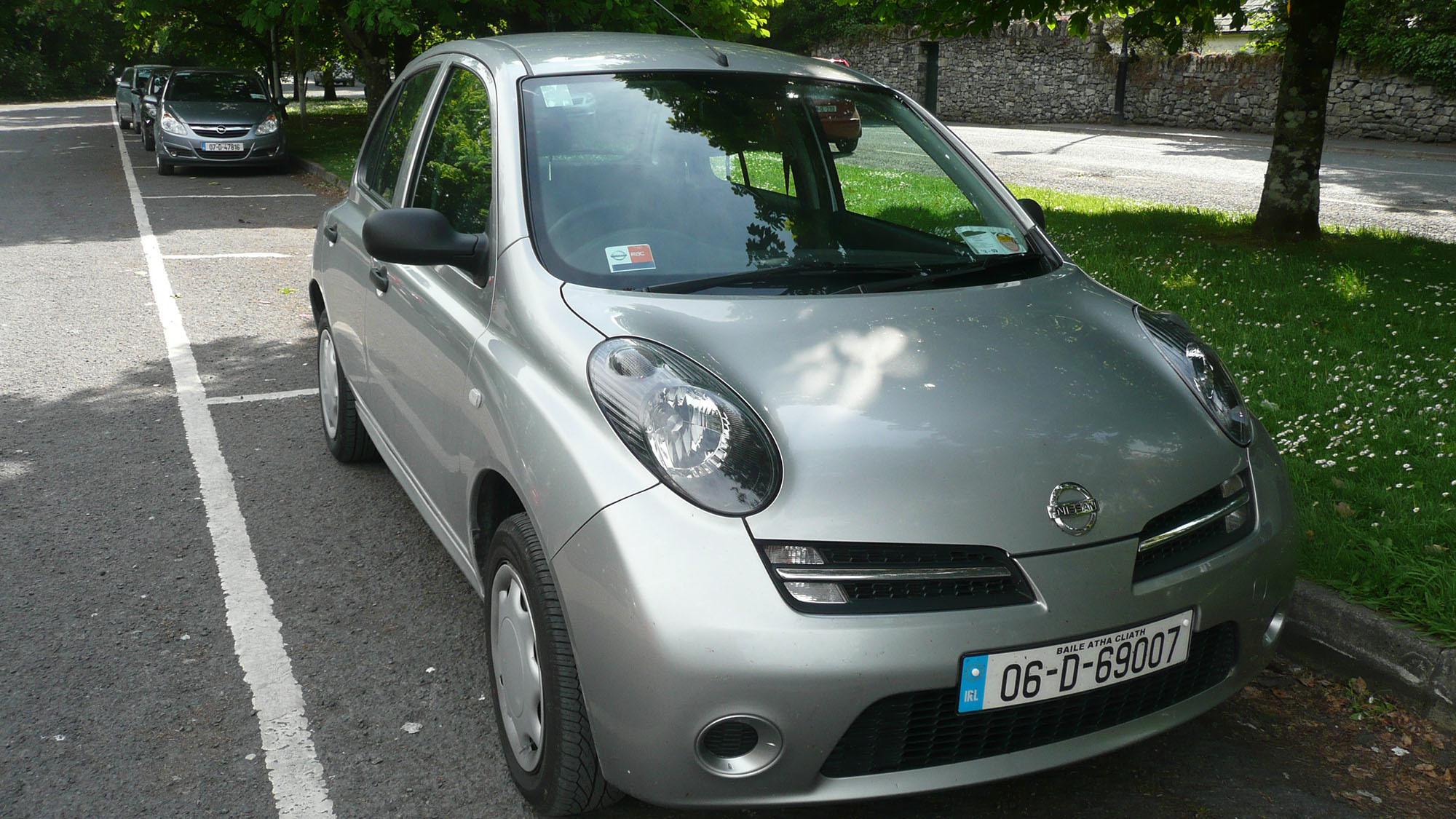 Micra used for roadtrip Ireland