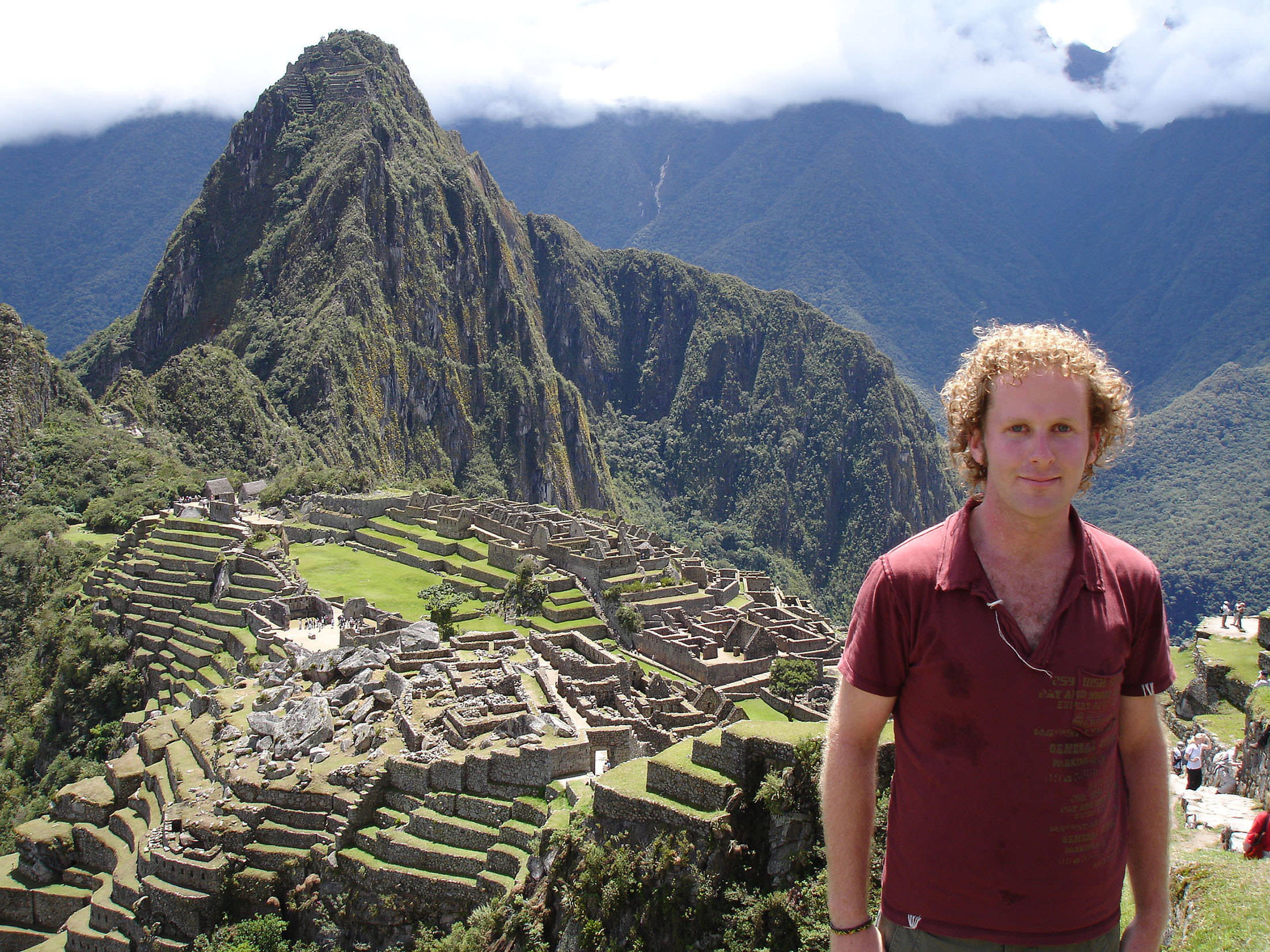 Ben at Machu Picchu in Peru