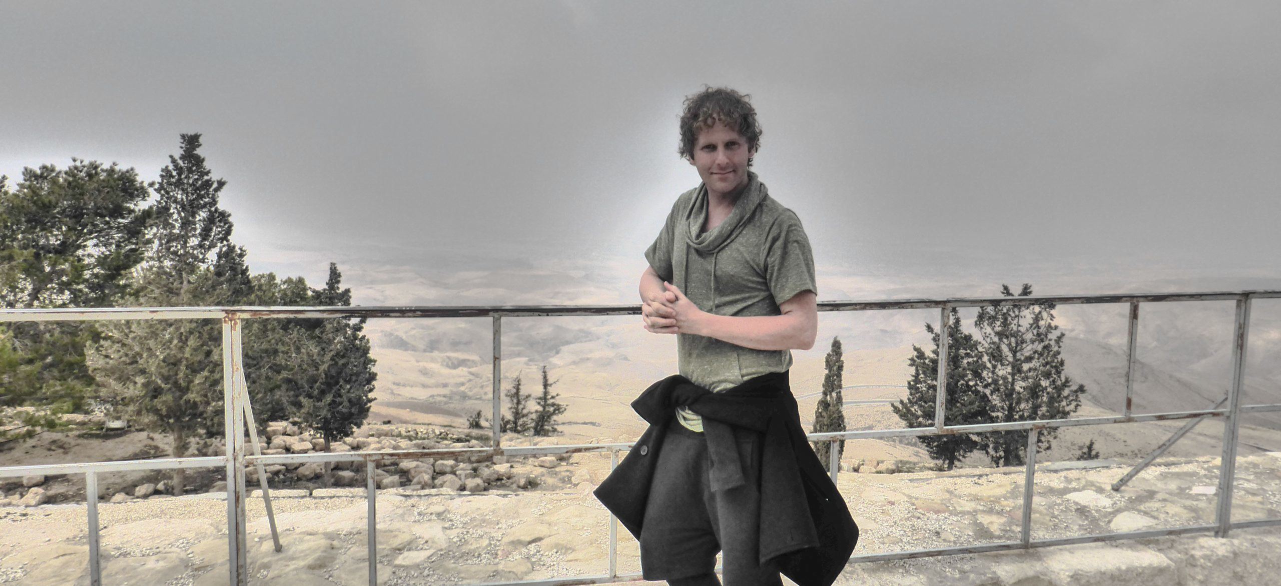 Ben at Mt Nebo Jordan