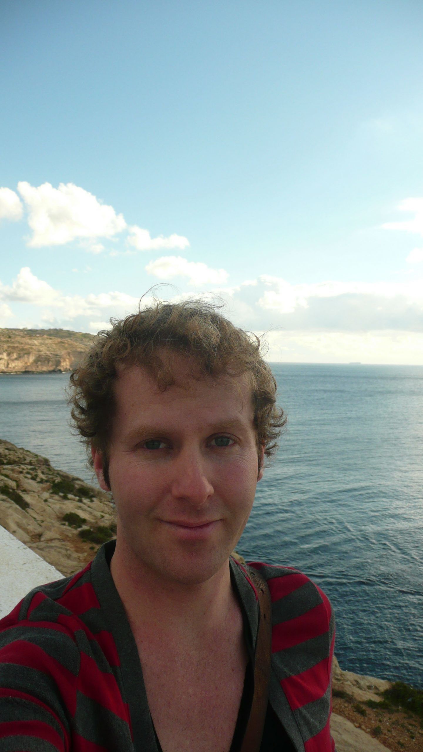 Ben by sea on Malta's west coast