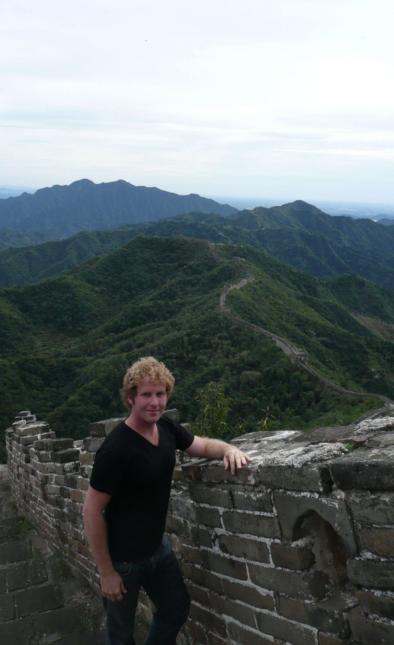 Ben on The Great Wall of China