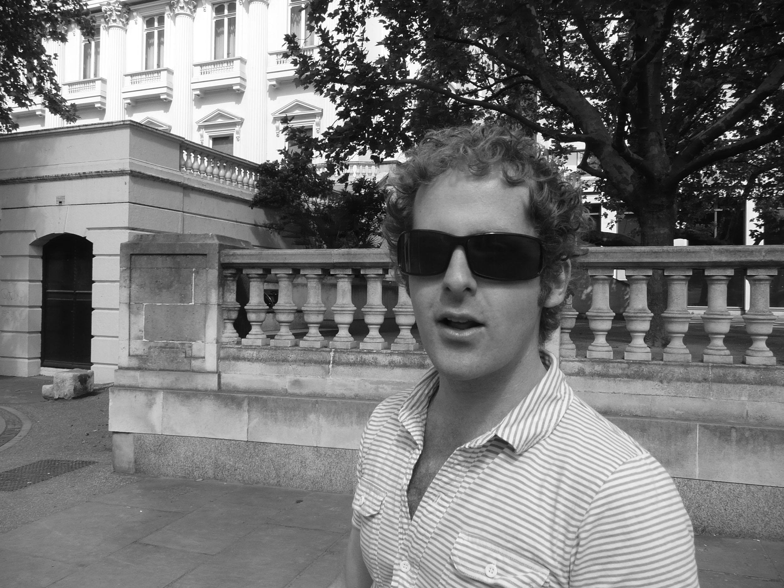 Ben on a street in London England United Kingdom