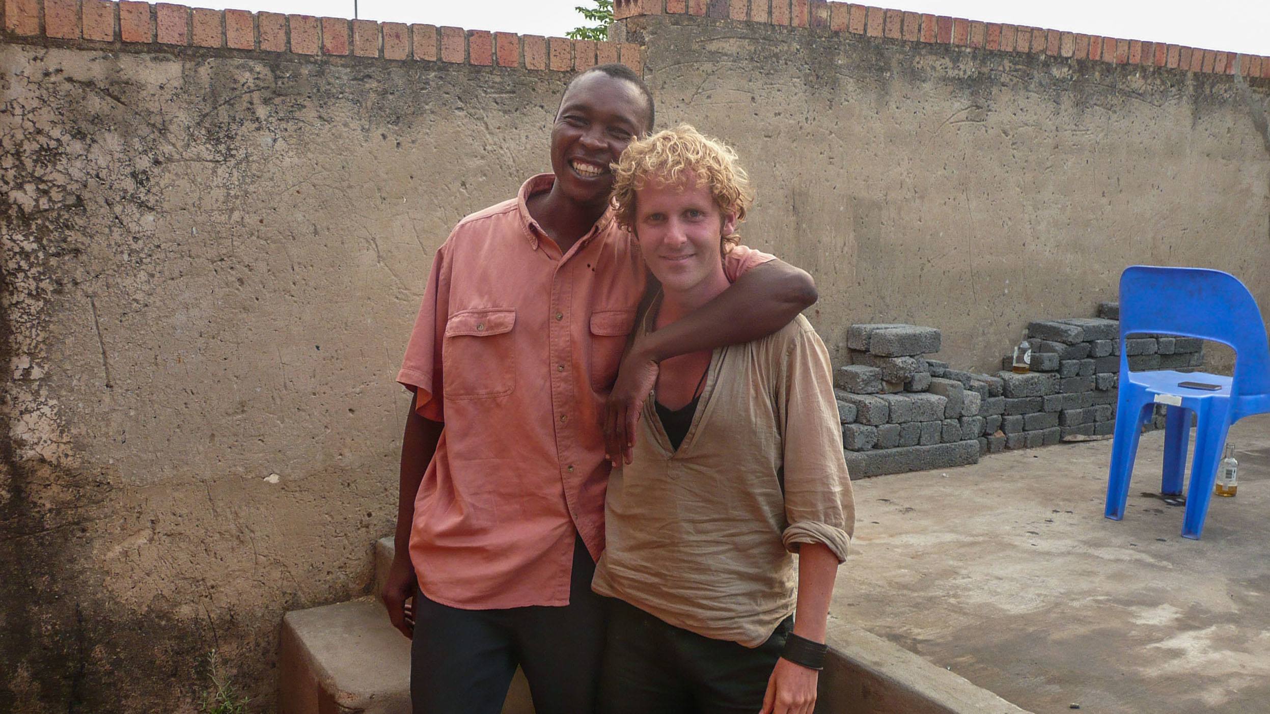 Ben with a new friend in Soweto South Africa - About Me