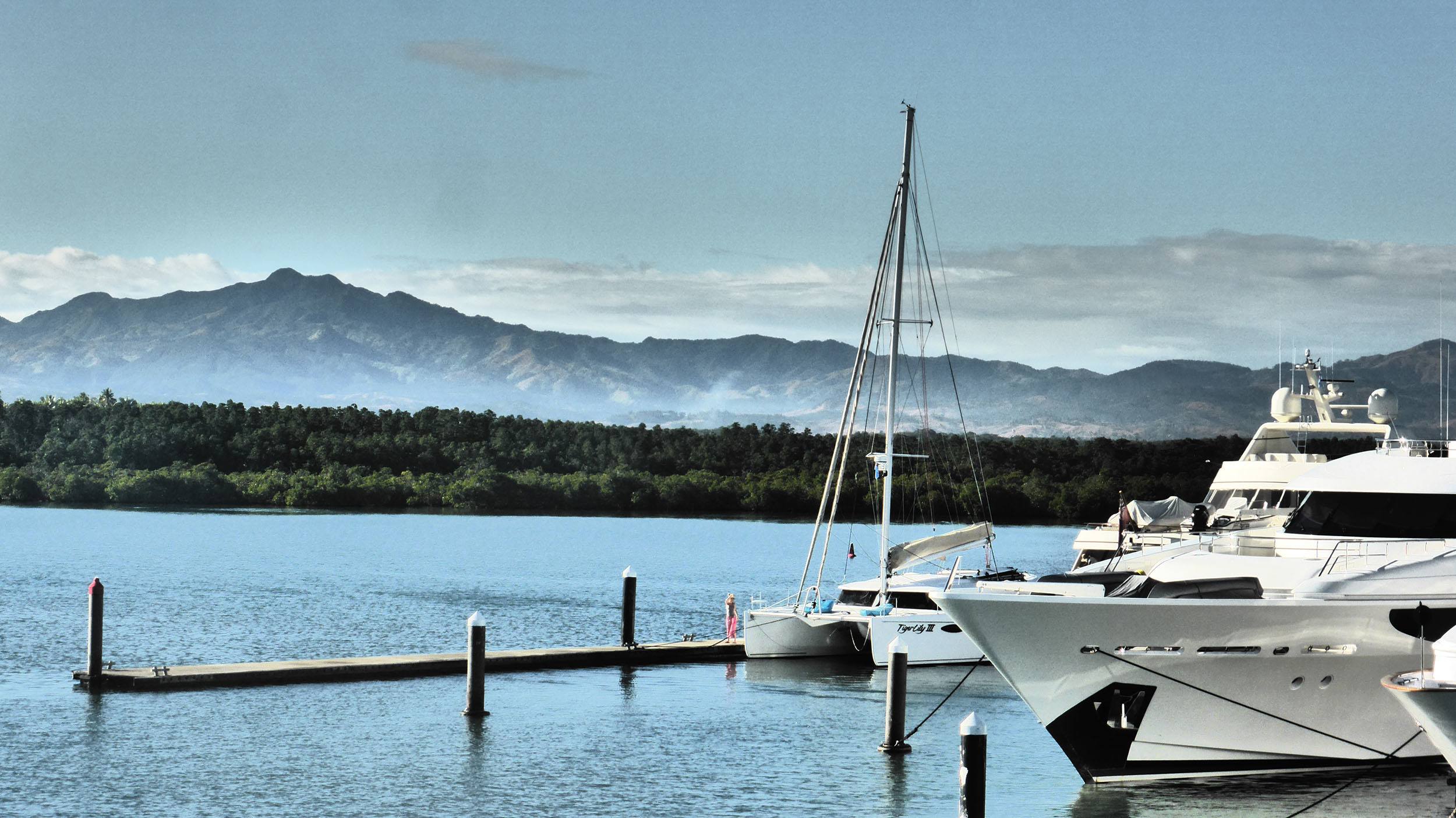 Boats leaving Nadi Fiji