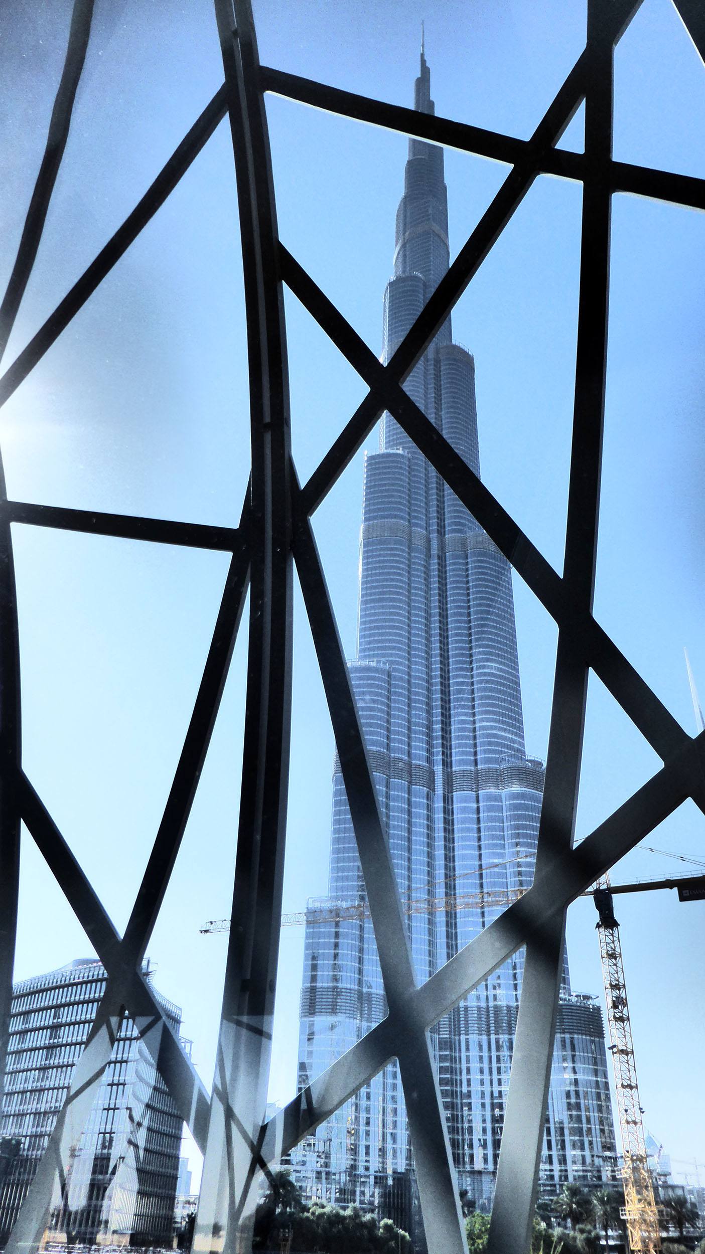 Burj Khalifa from Dubai Mall United Arab Emirates