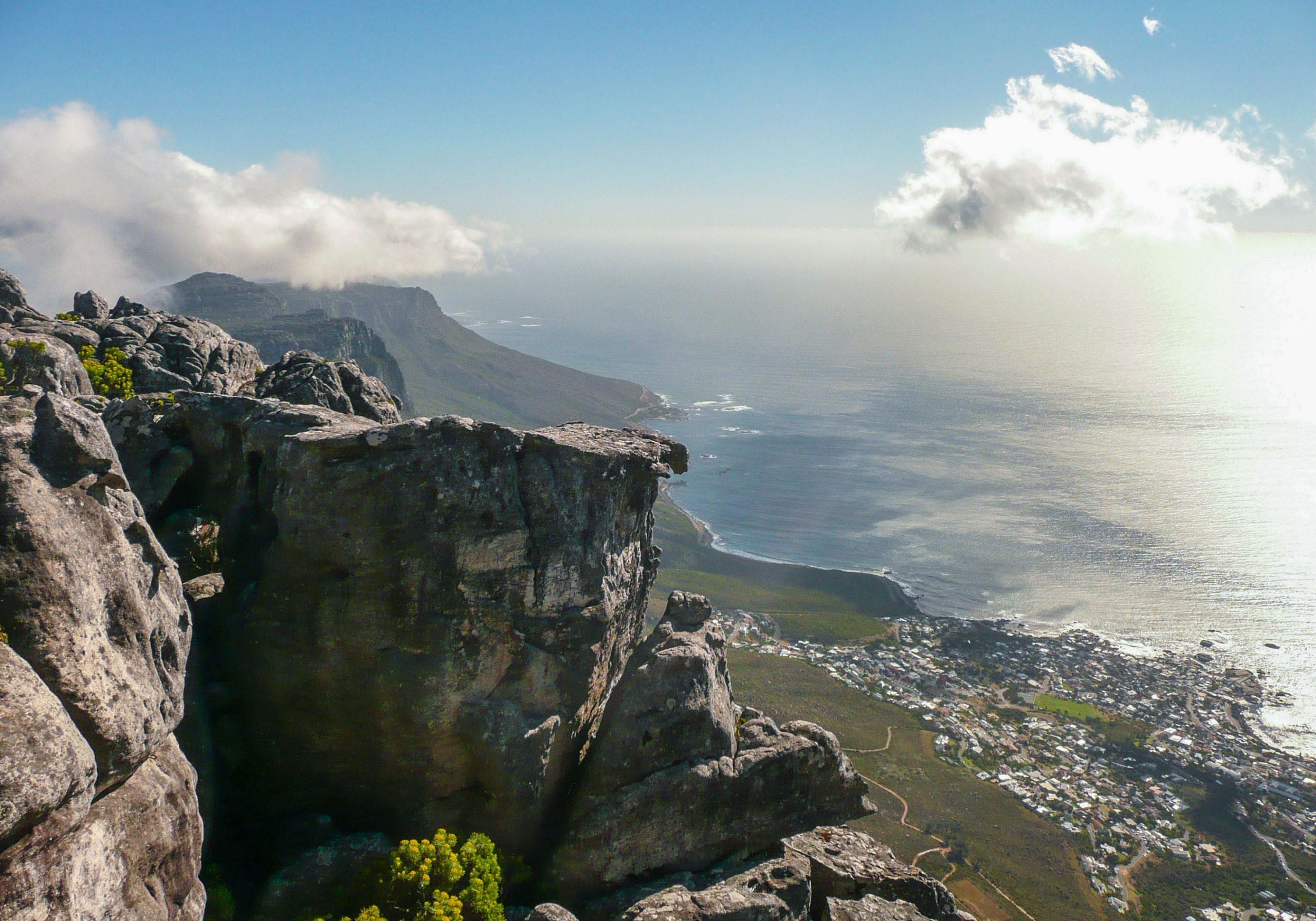 Cape Town from Table Mountain South Africa