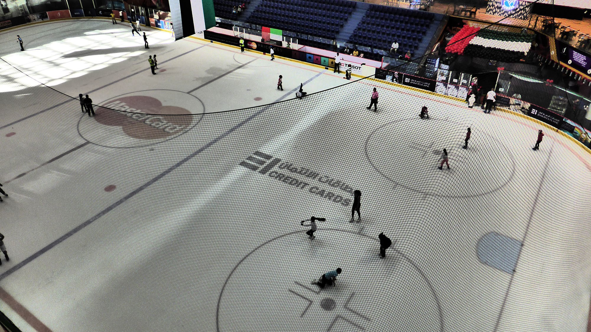 Dubai Ice Rink inside Dubai Mall United Arab Emirates