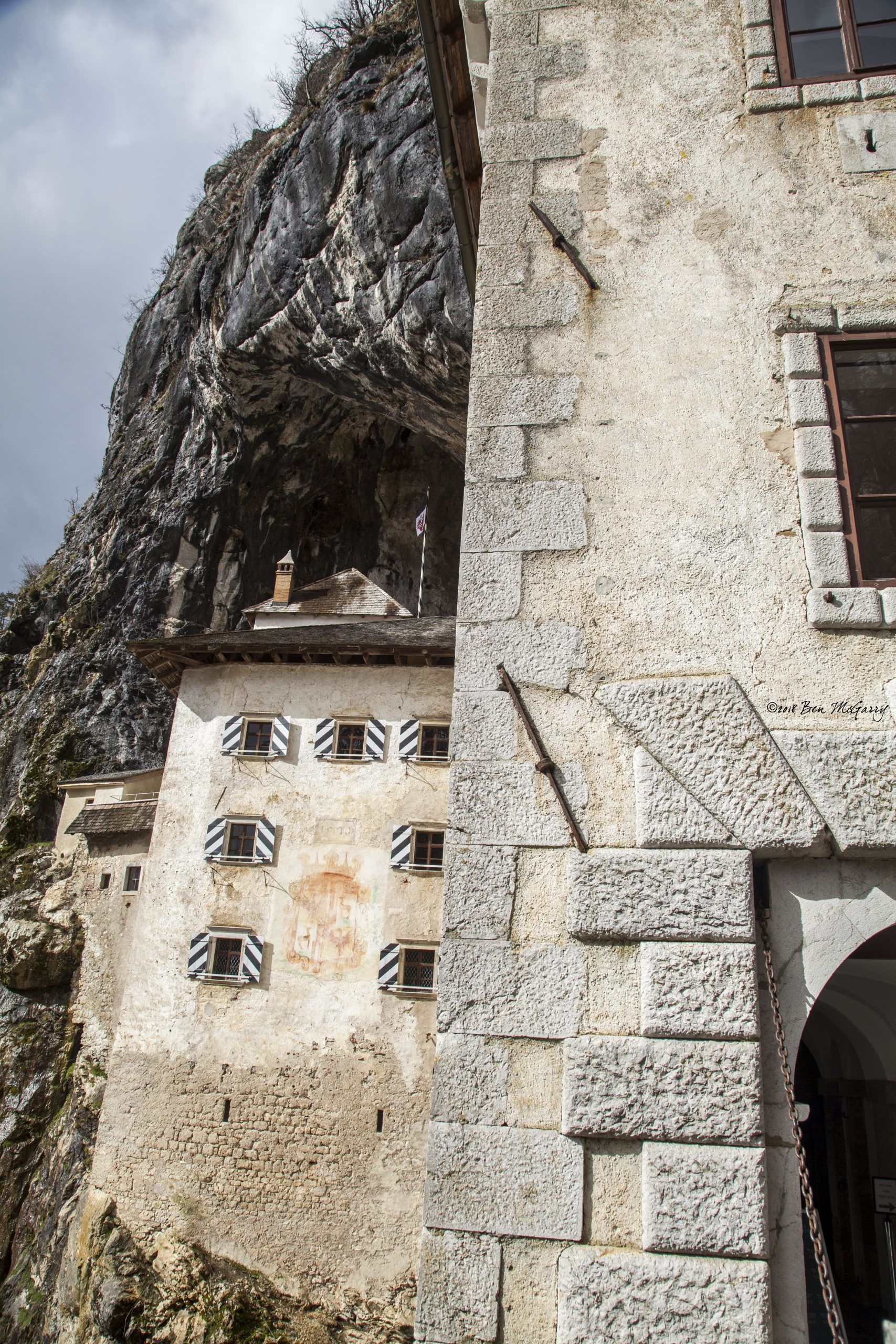 Entrance of Predjama Castle Slovenia