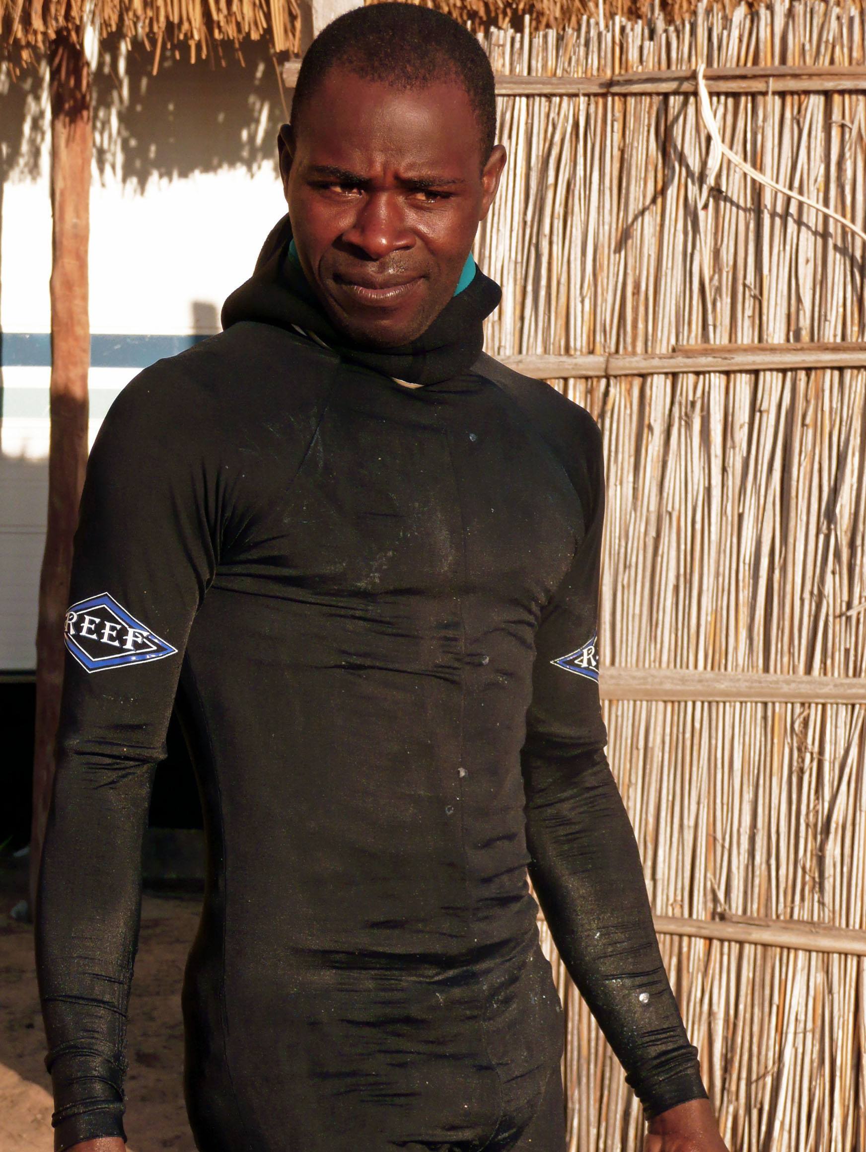 Fisherman on Tofo Beach Mozambique