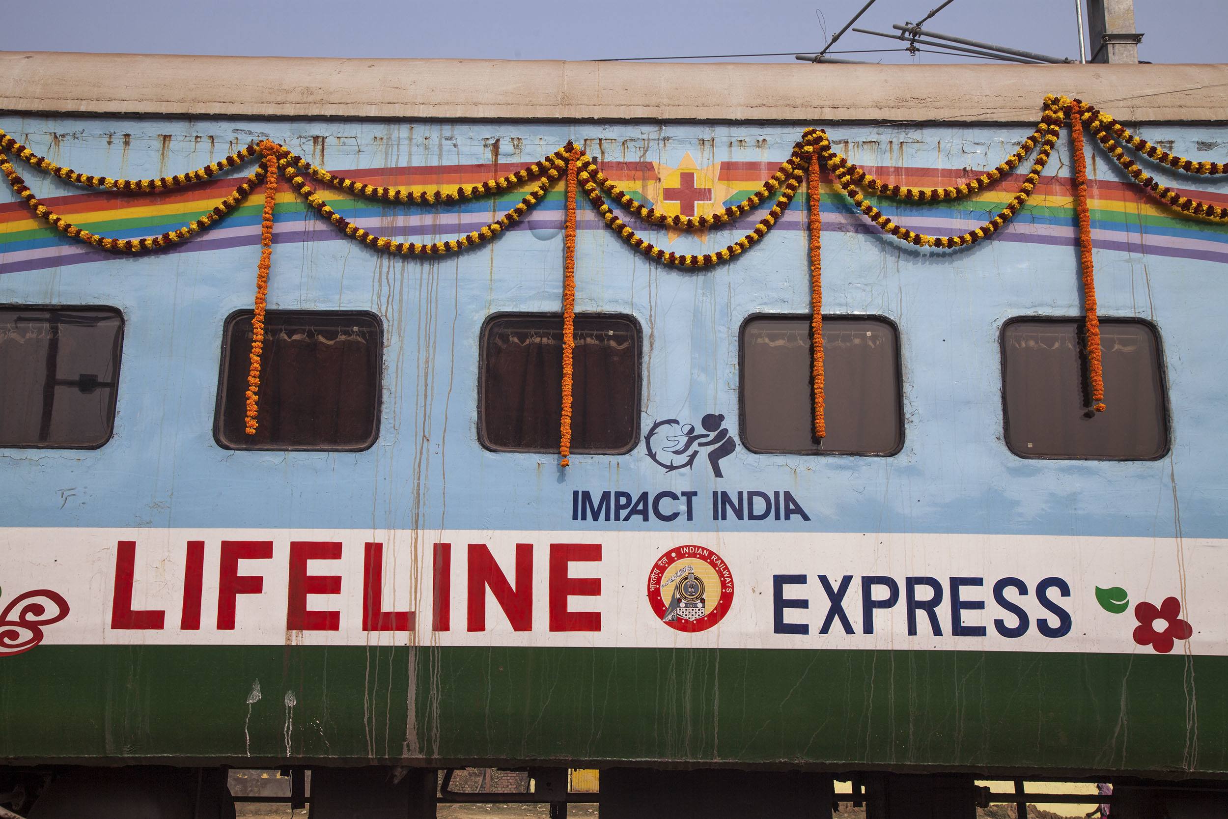 Impact India's Lifeline Express train in Ghazipur India