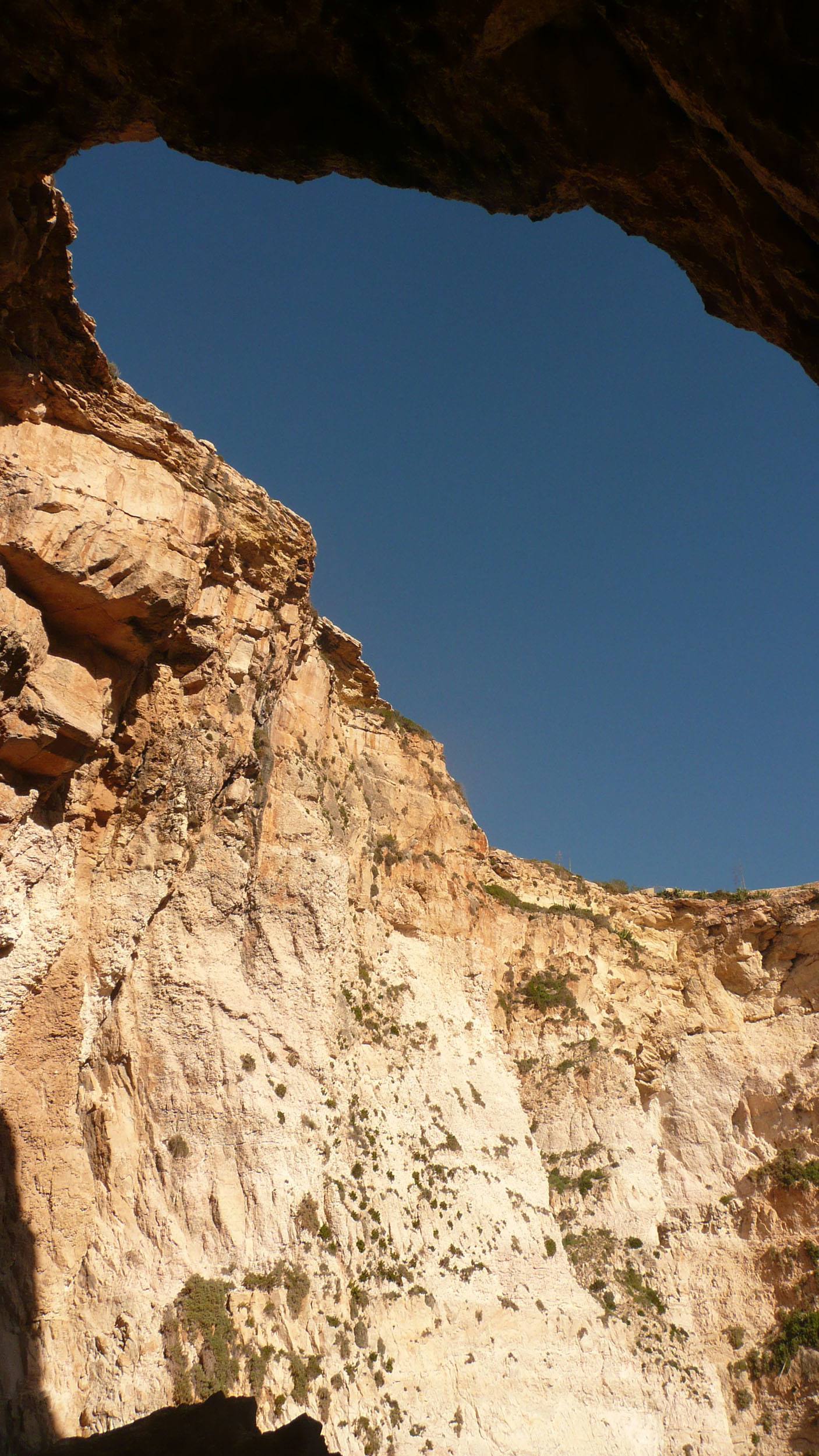 Inside the Blue Grotto Malta