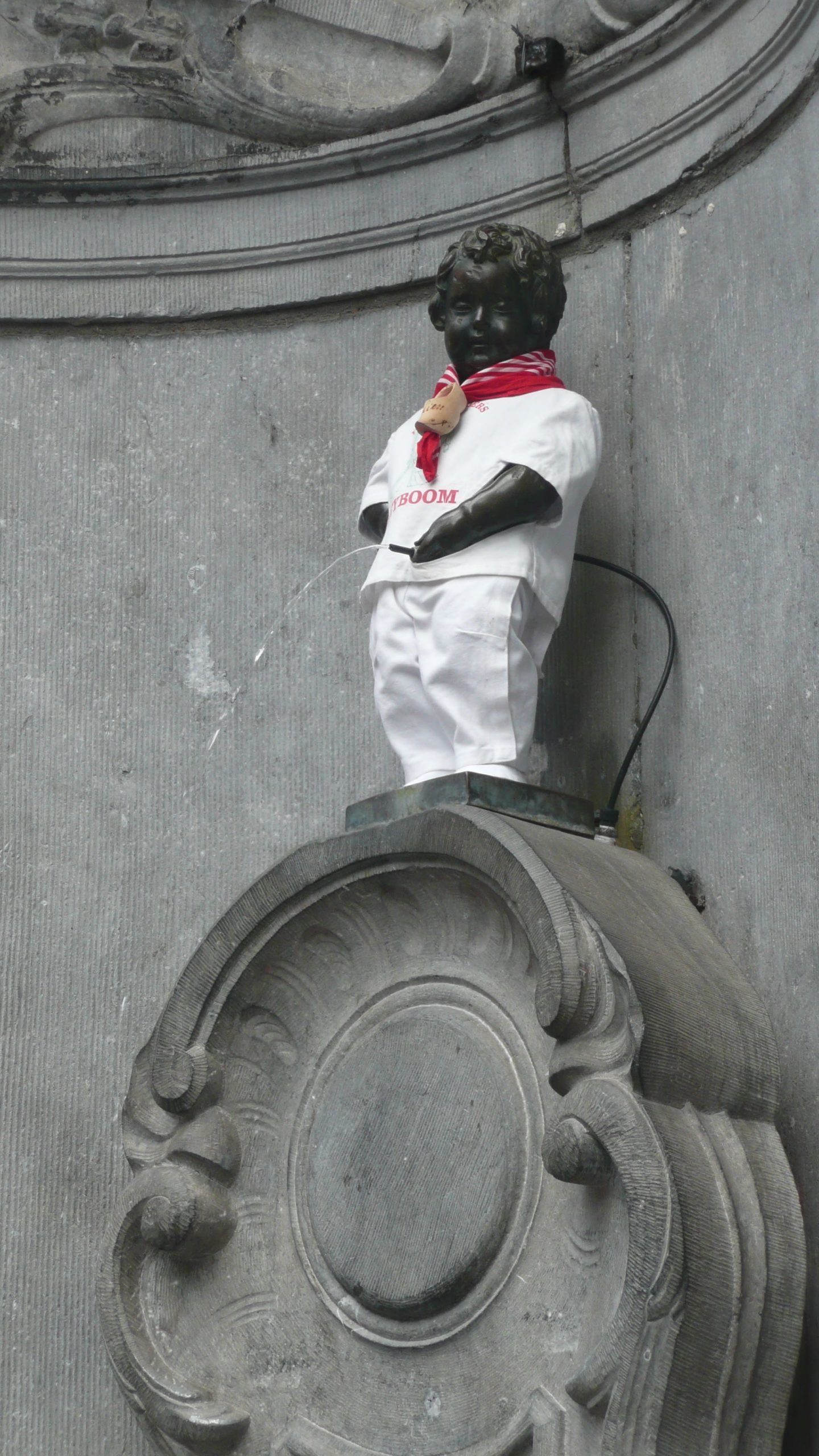 Manneken Pis in Brussels Belgium