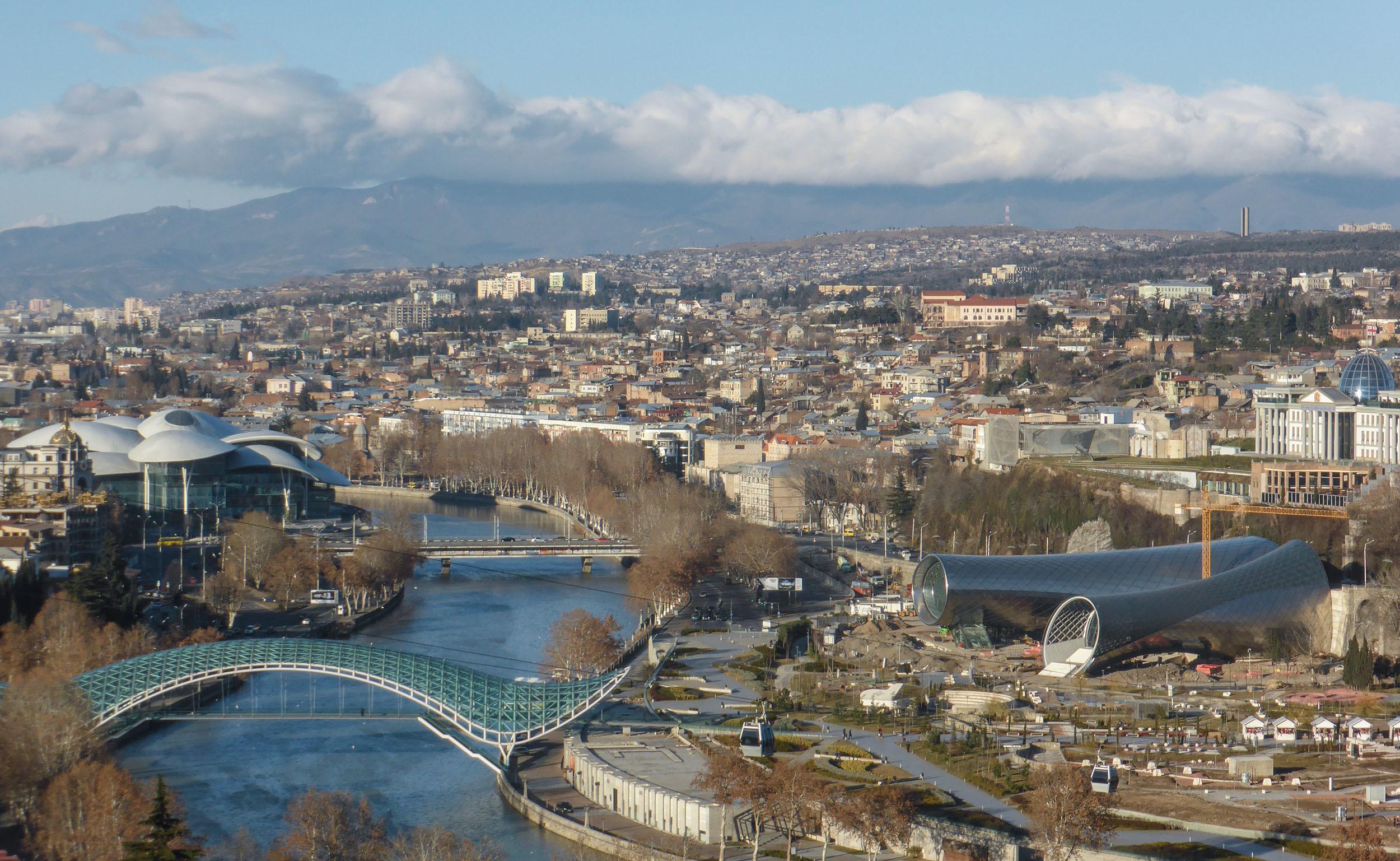 Peace Bridge in Tbilisi Georgia