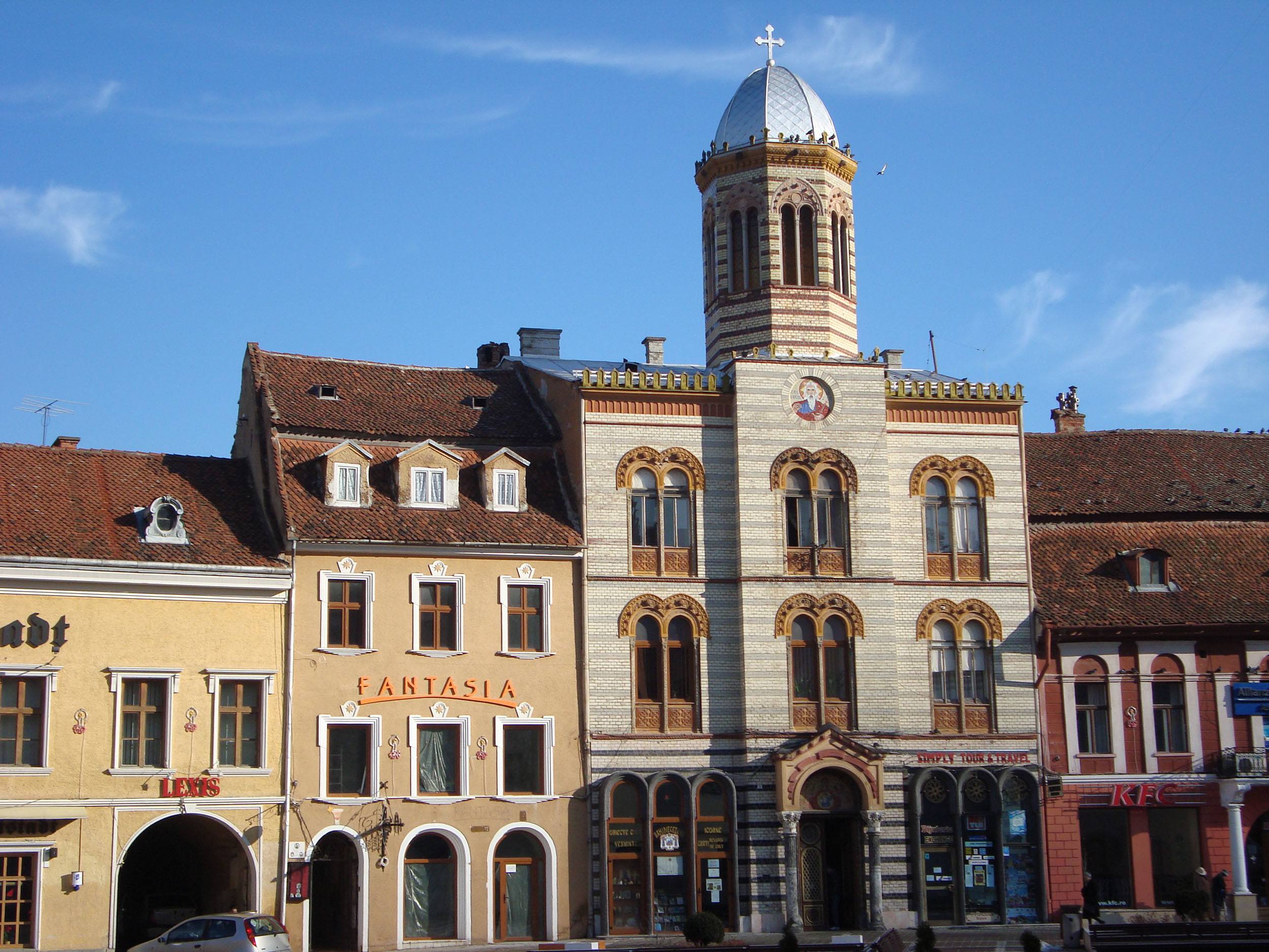 Piata Sfatului in Brasov Romania