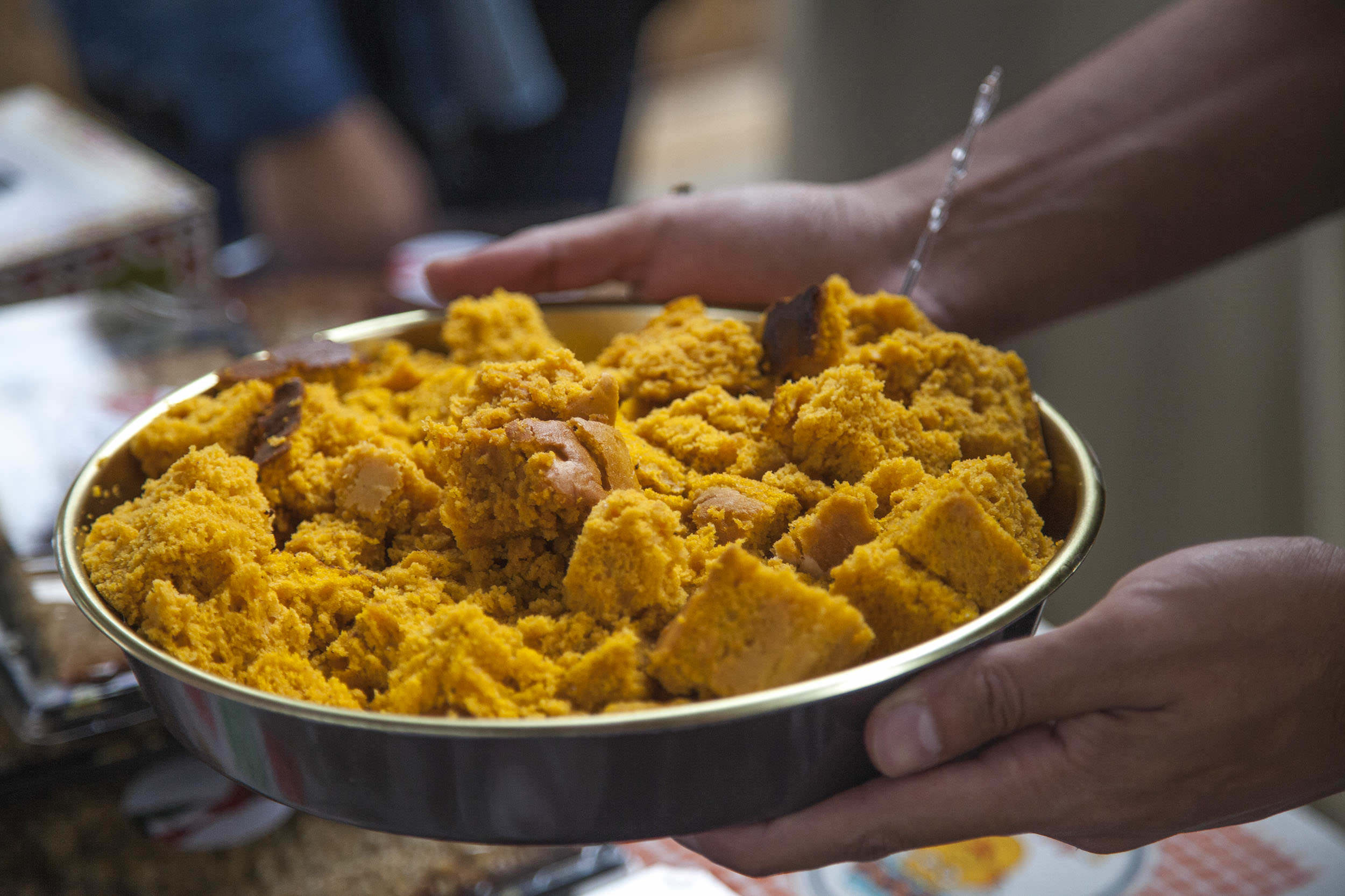 Pumpkin cake in Souq Al-Mubarakiya Kuwait