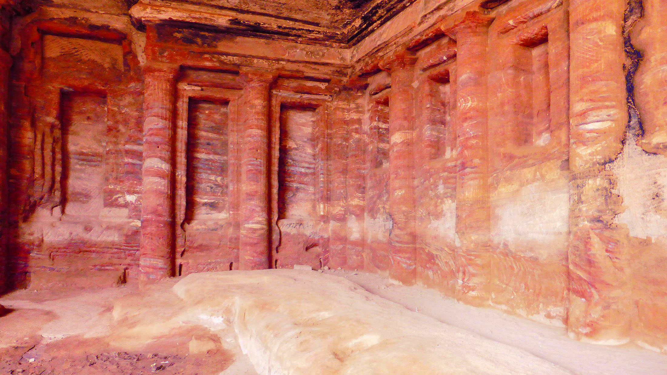 Roman Solider Renaissance Tombs in Petra Jordan