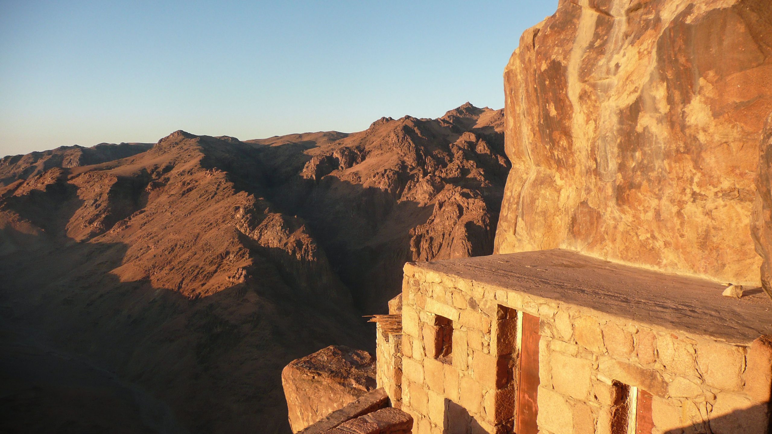 Stone structure on Mt Sinai Egypt