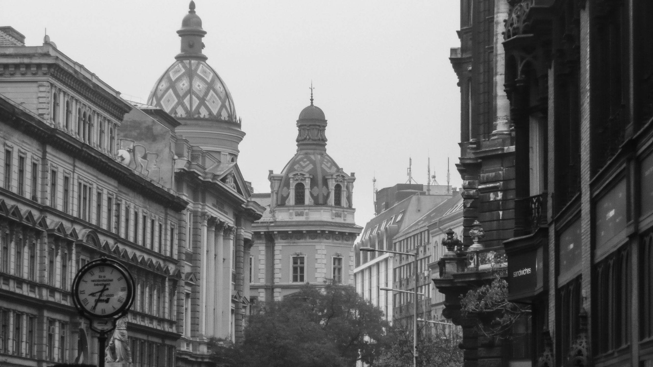 Street in Budapest Hungary