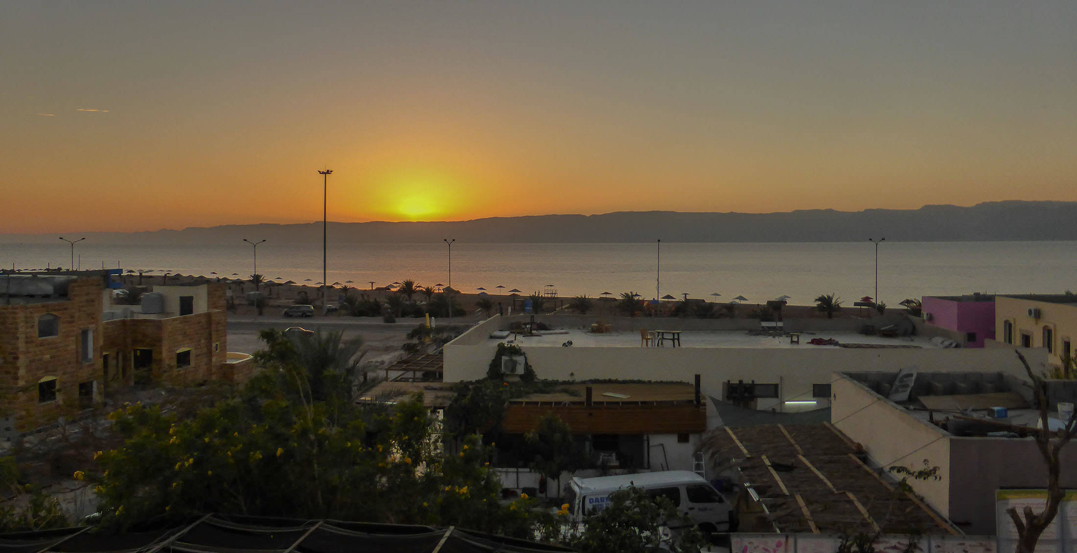 Sunset over South Beach Jordan