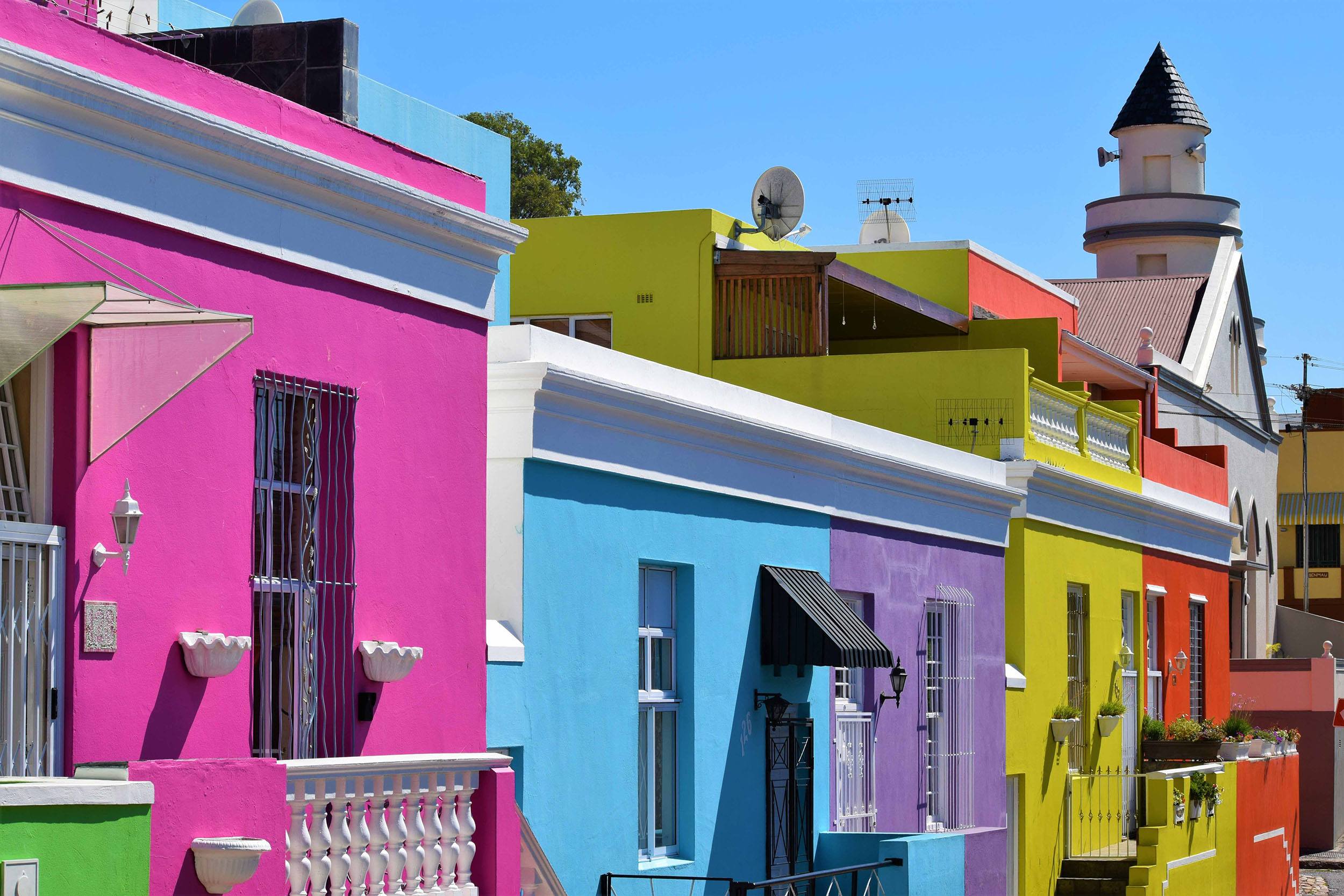 The Bo-Kaap in Cape Town South Africa