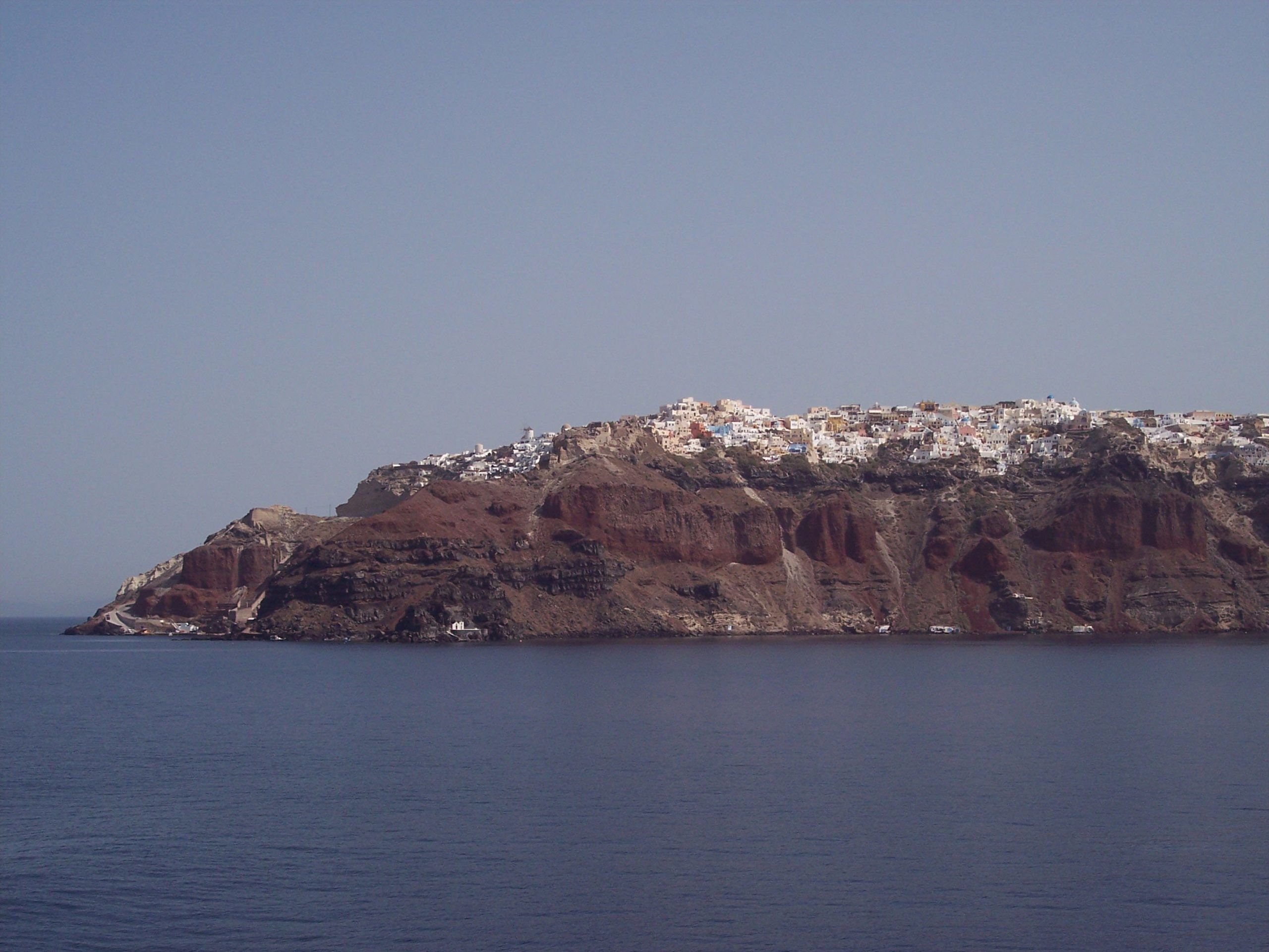 Thira on Santorini in Greece