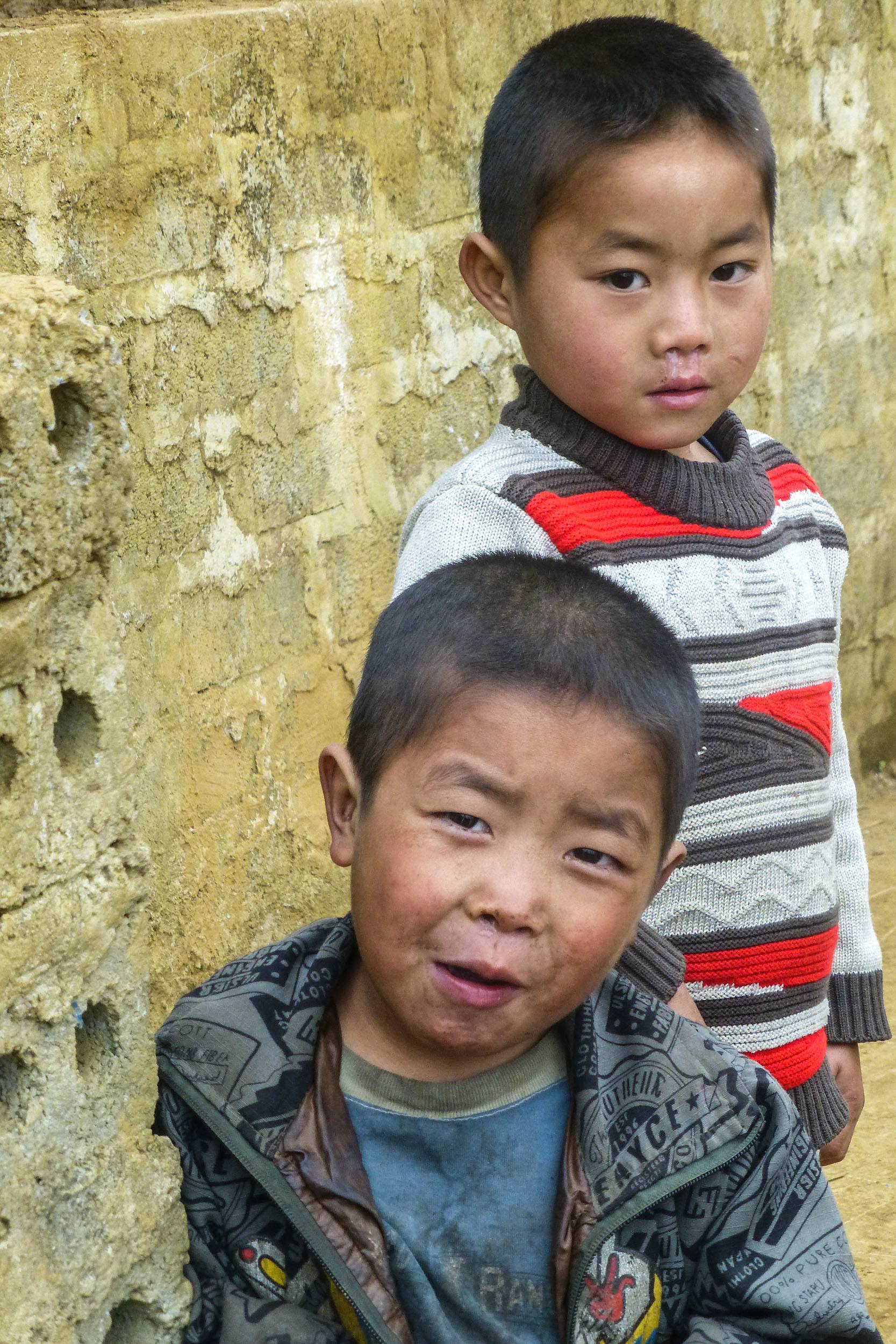 Vietnamese children in Sa Pa Vietnam