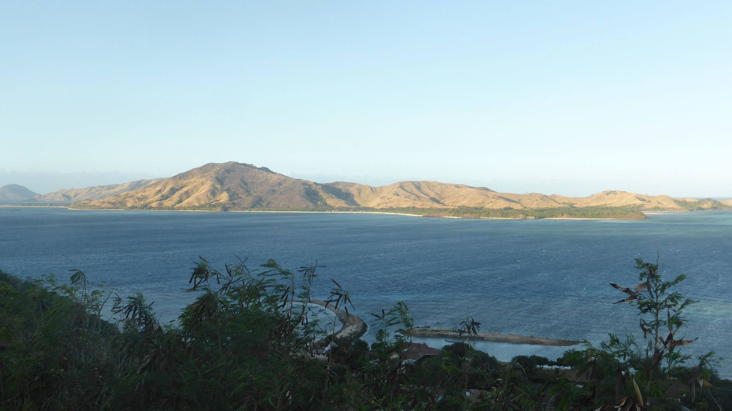 View from centre of Tavewa Island Fiji