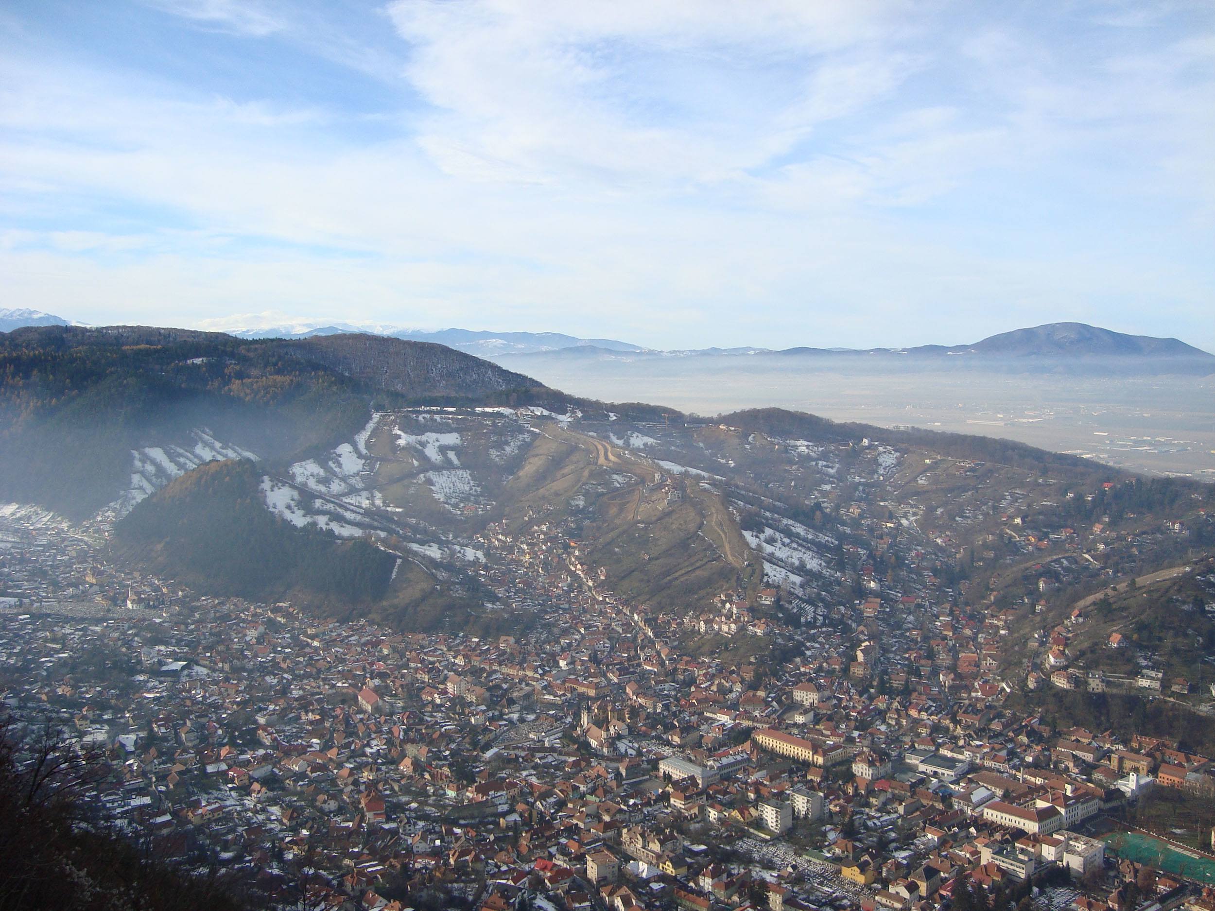 View of Brasov from Mount Tampa Romania