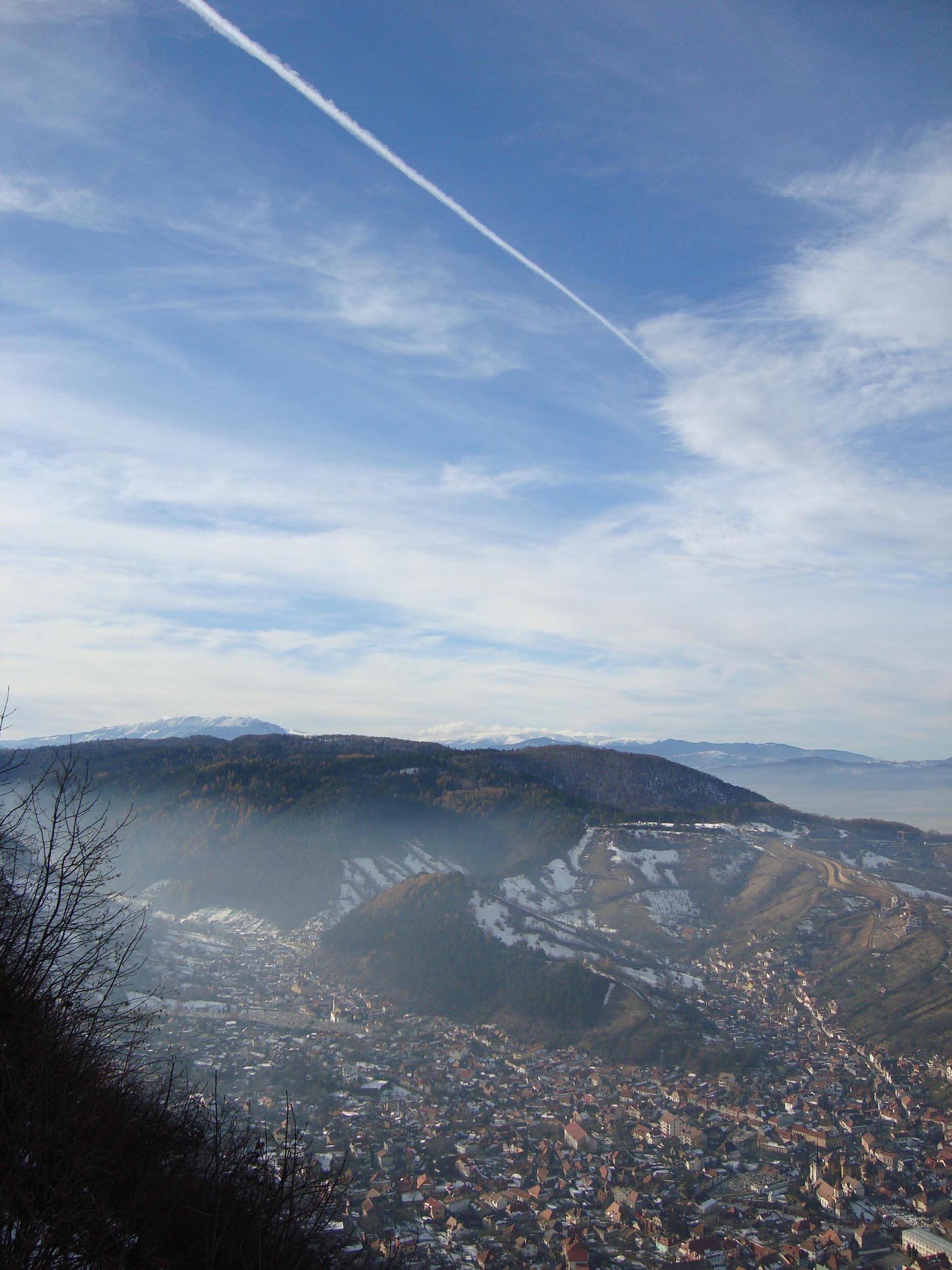 View of Brasov from Mount Tampa in Romania