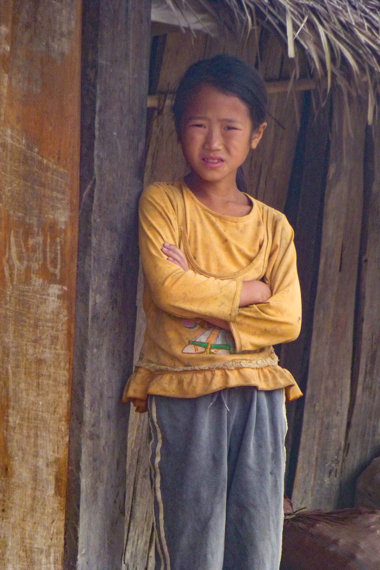 Young Laotian girl in Muang Sing Laos