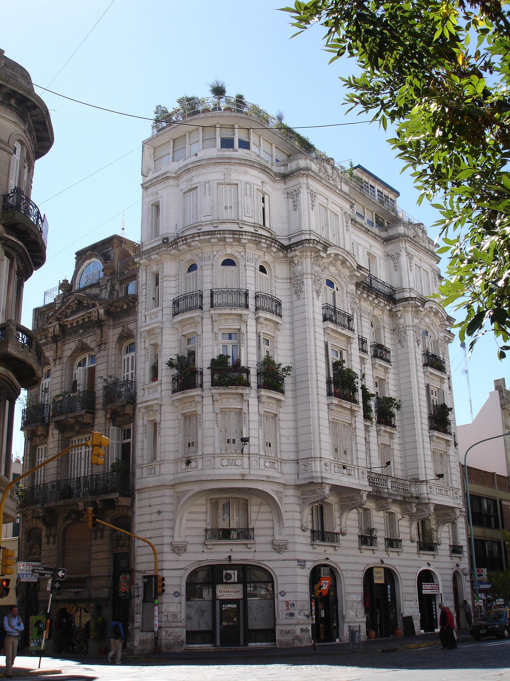 A Parisian style building in Buenos Aires Argentina