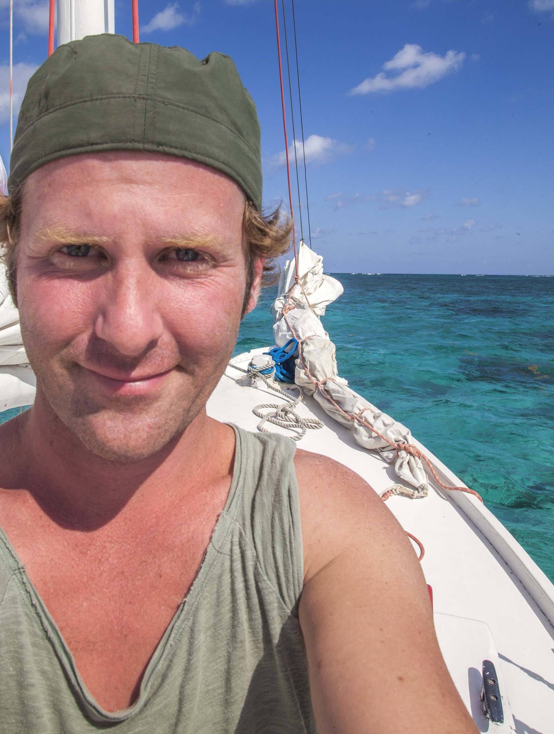 Ben on Ragamuffin Tours yacht Belize