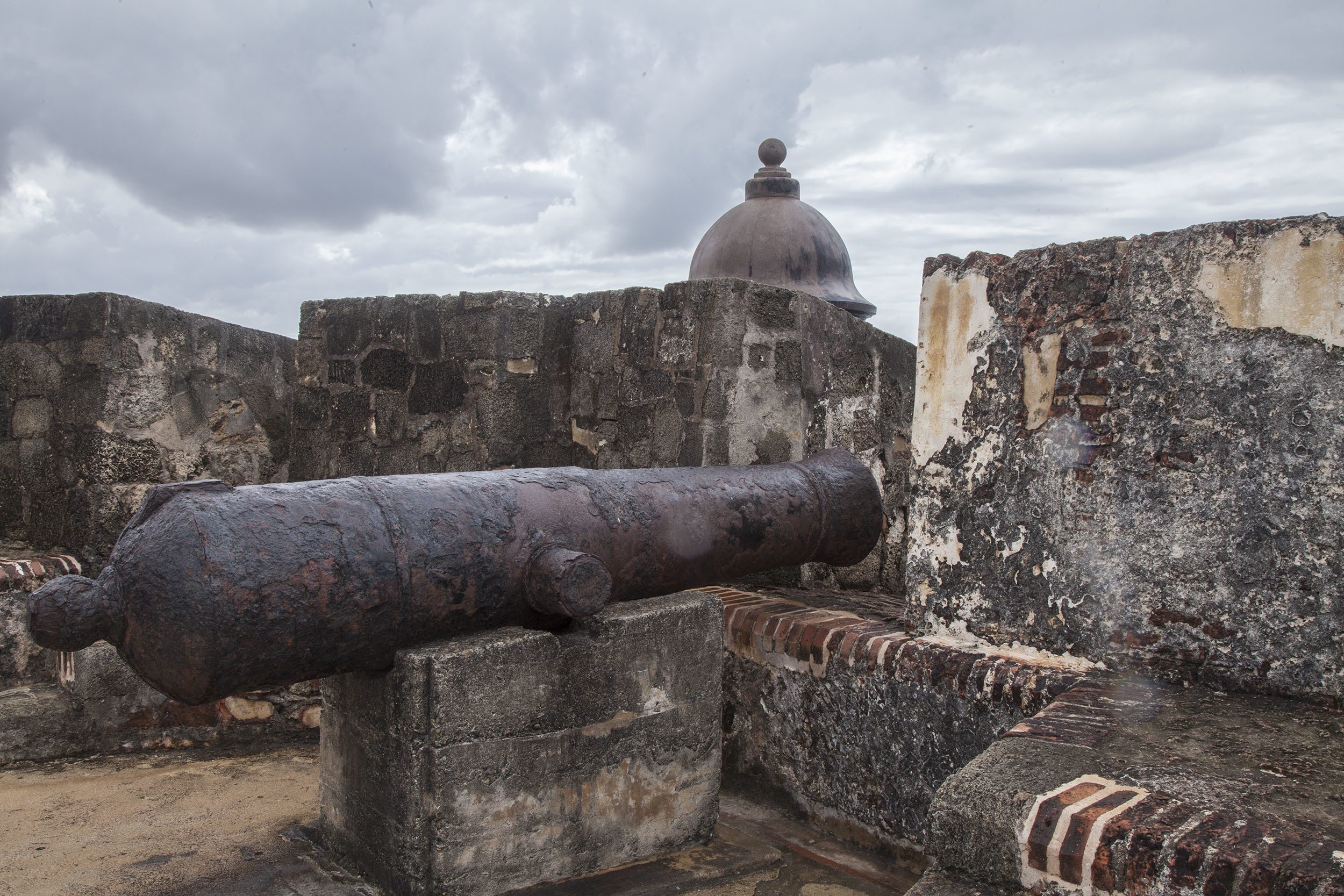 Cannon at Castillo san Felipe del Morro San Juan Puerto Rico USA