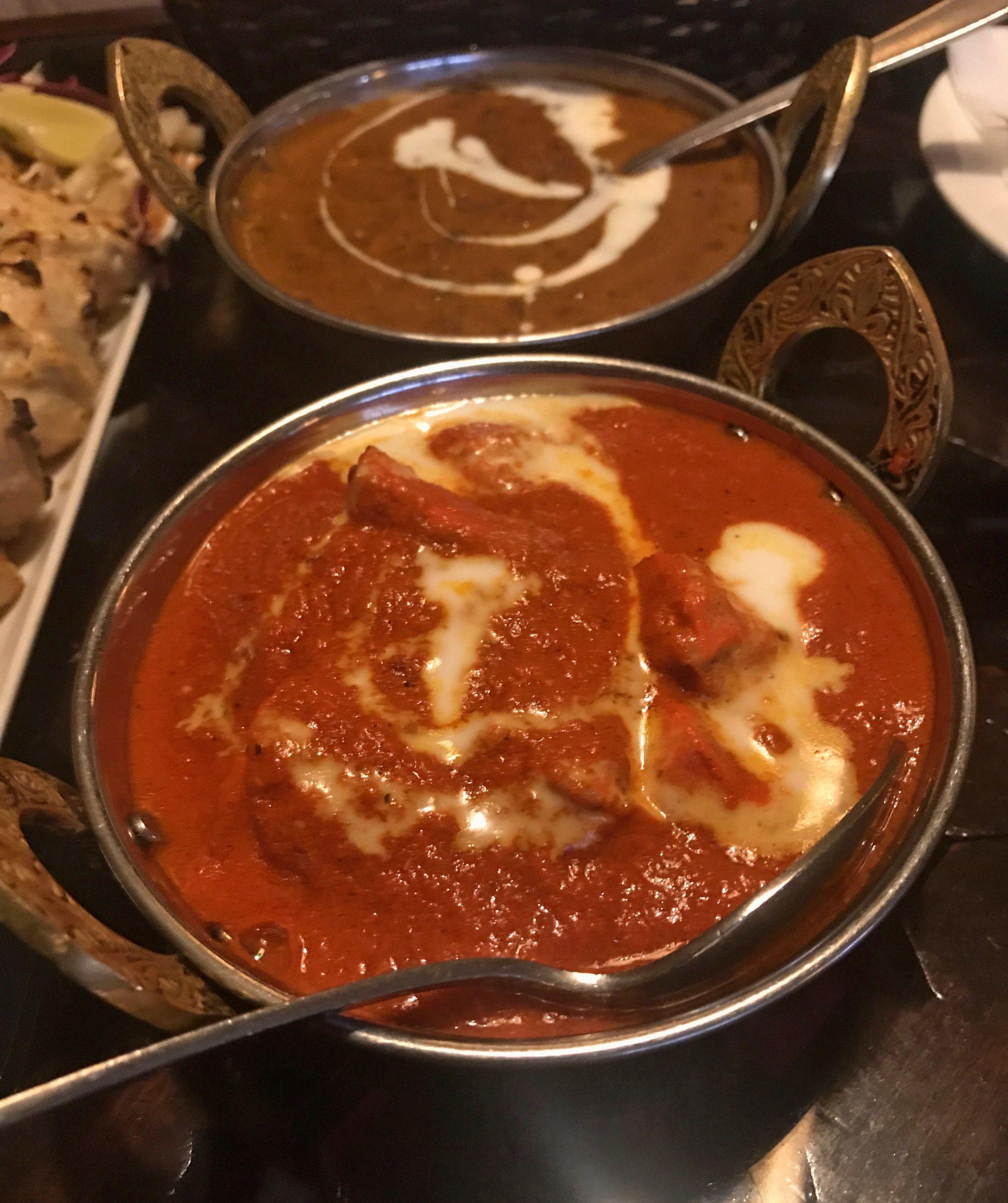 Chicken curry at Third Eye restaurant Kathmandu Nepal