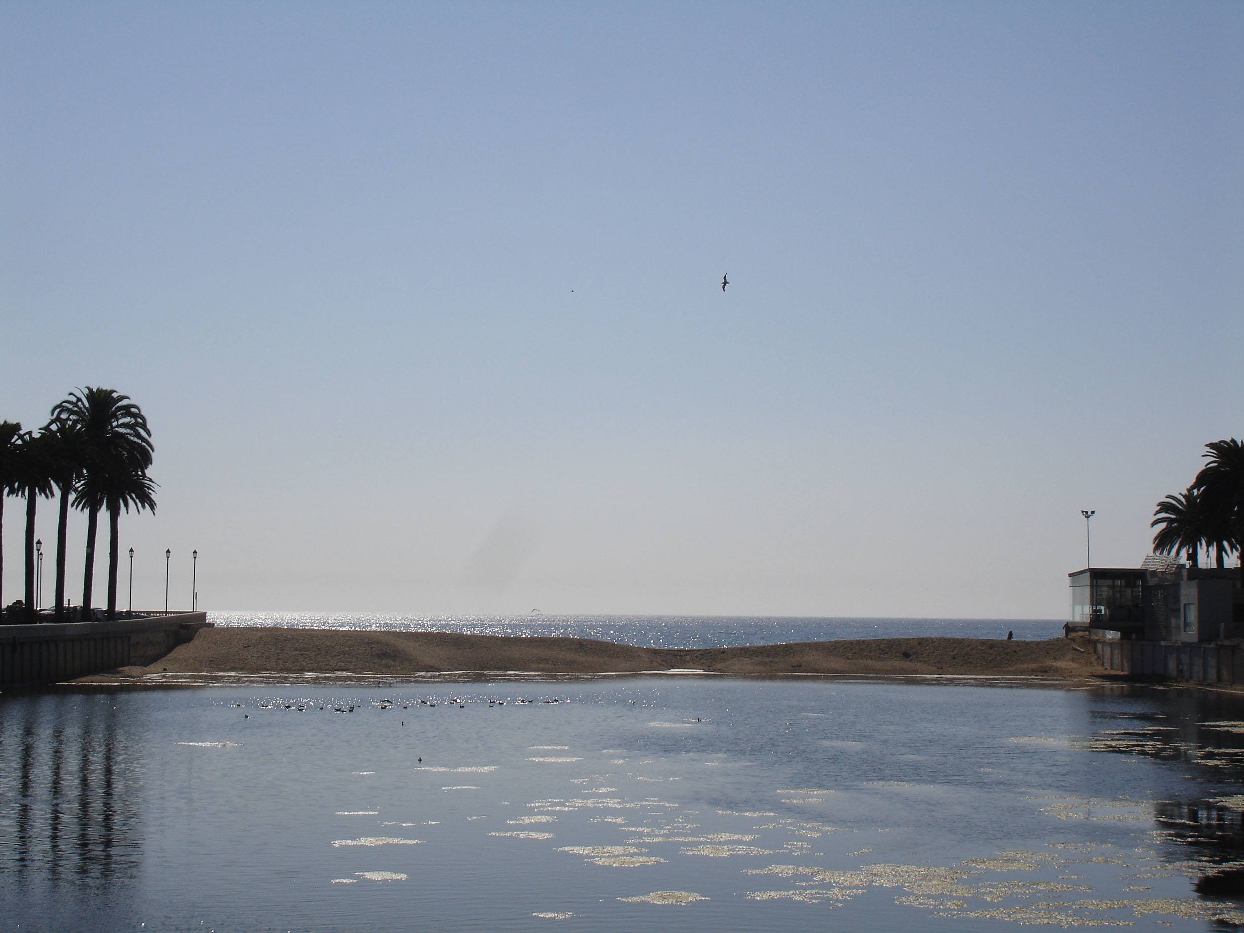 Inlet near beach in Viña del Mar Chile