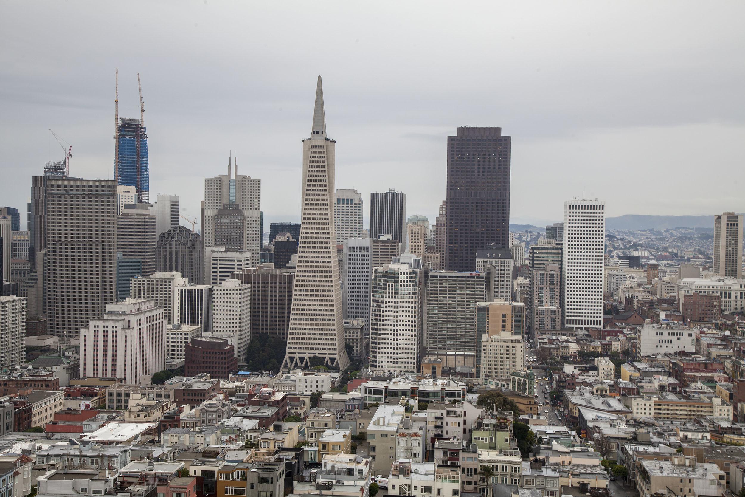 San Francisco from Coit Tower USA