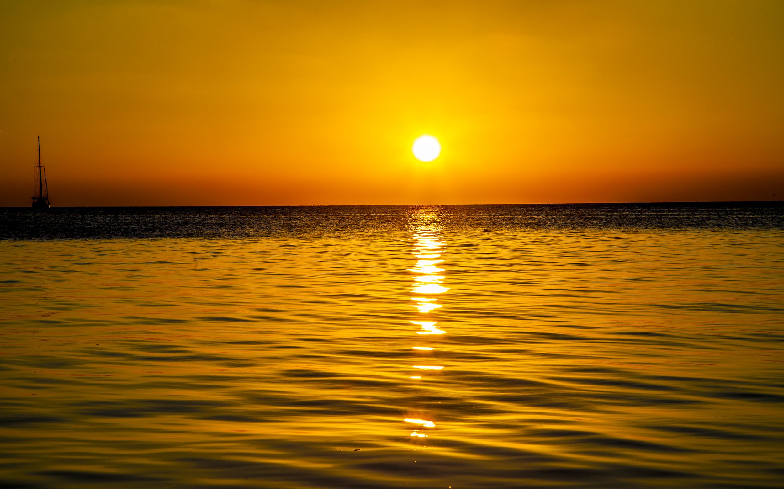 Sunset on Caye Caulker Belize