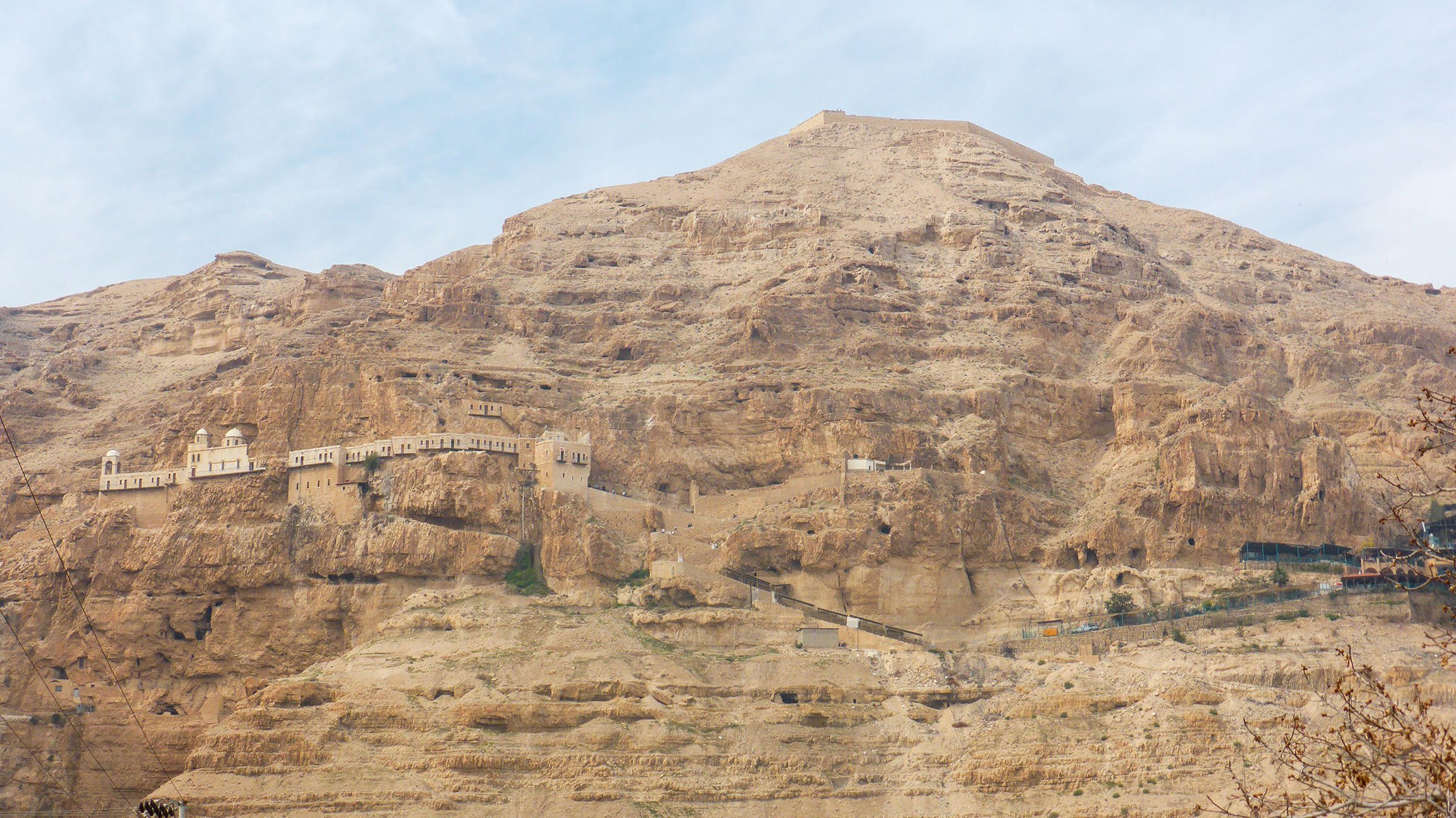 Monastery in the mountains near Jericho Palestine