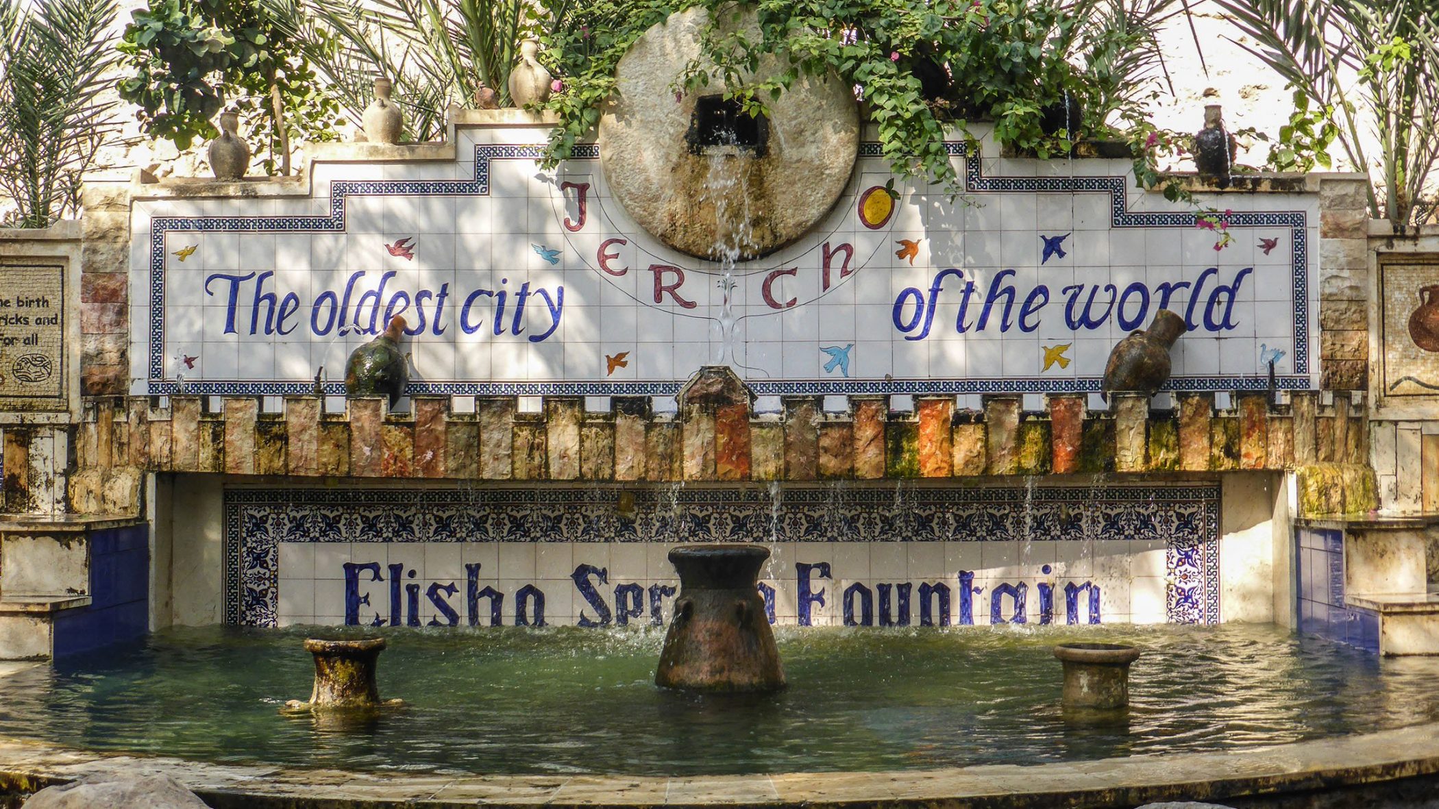 Oldest city in the world sign in Jericho Palestine