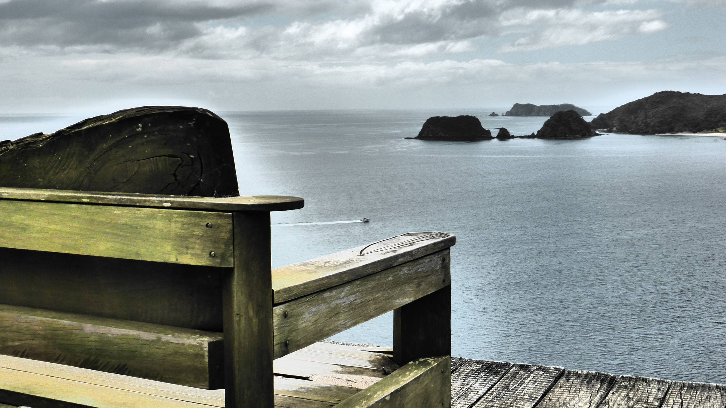 Ben on island Bay of Islands North Island New Zealand