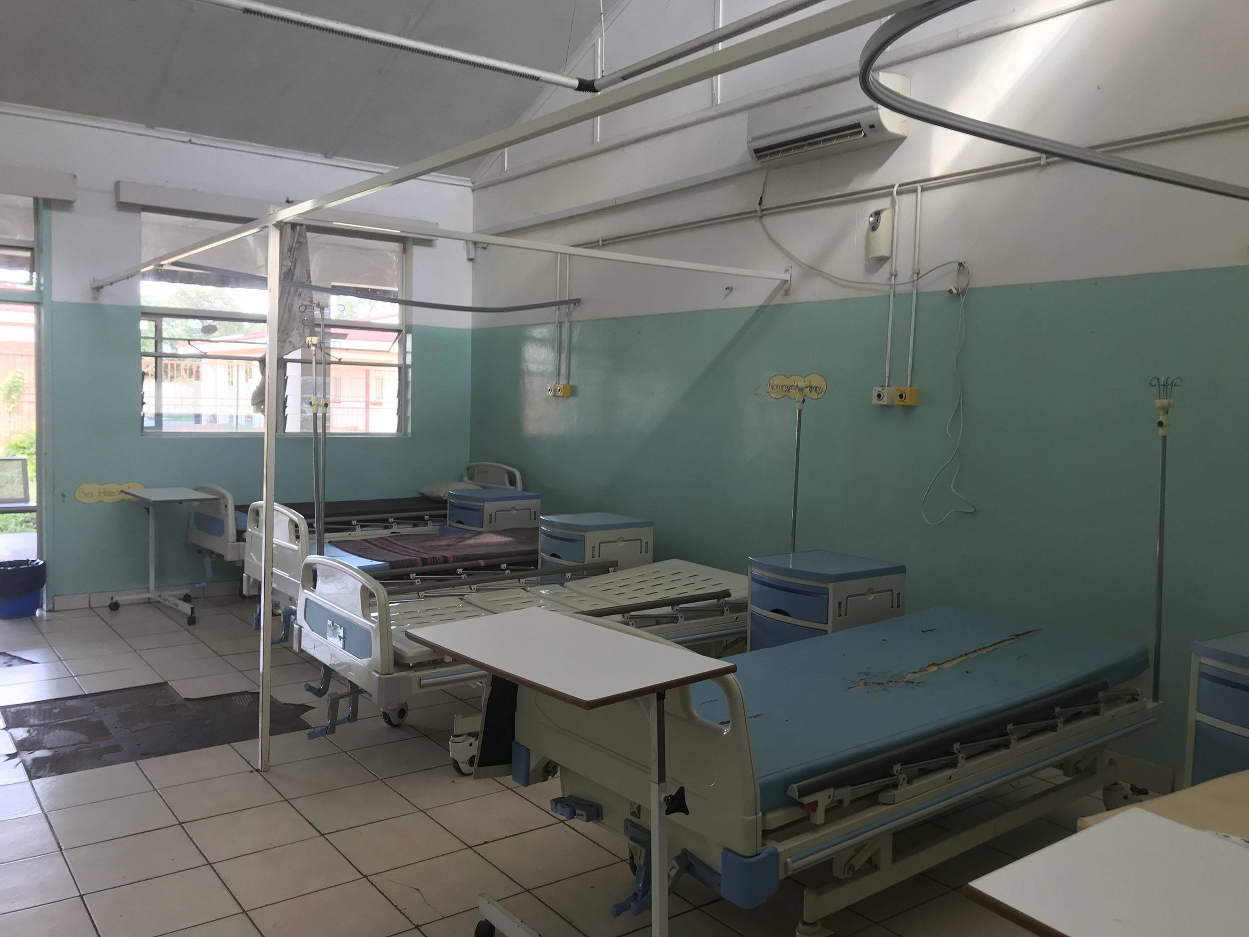 Empty ward inside Victoria Falls Hospital Zimbabwe