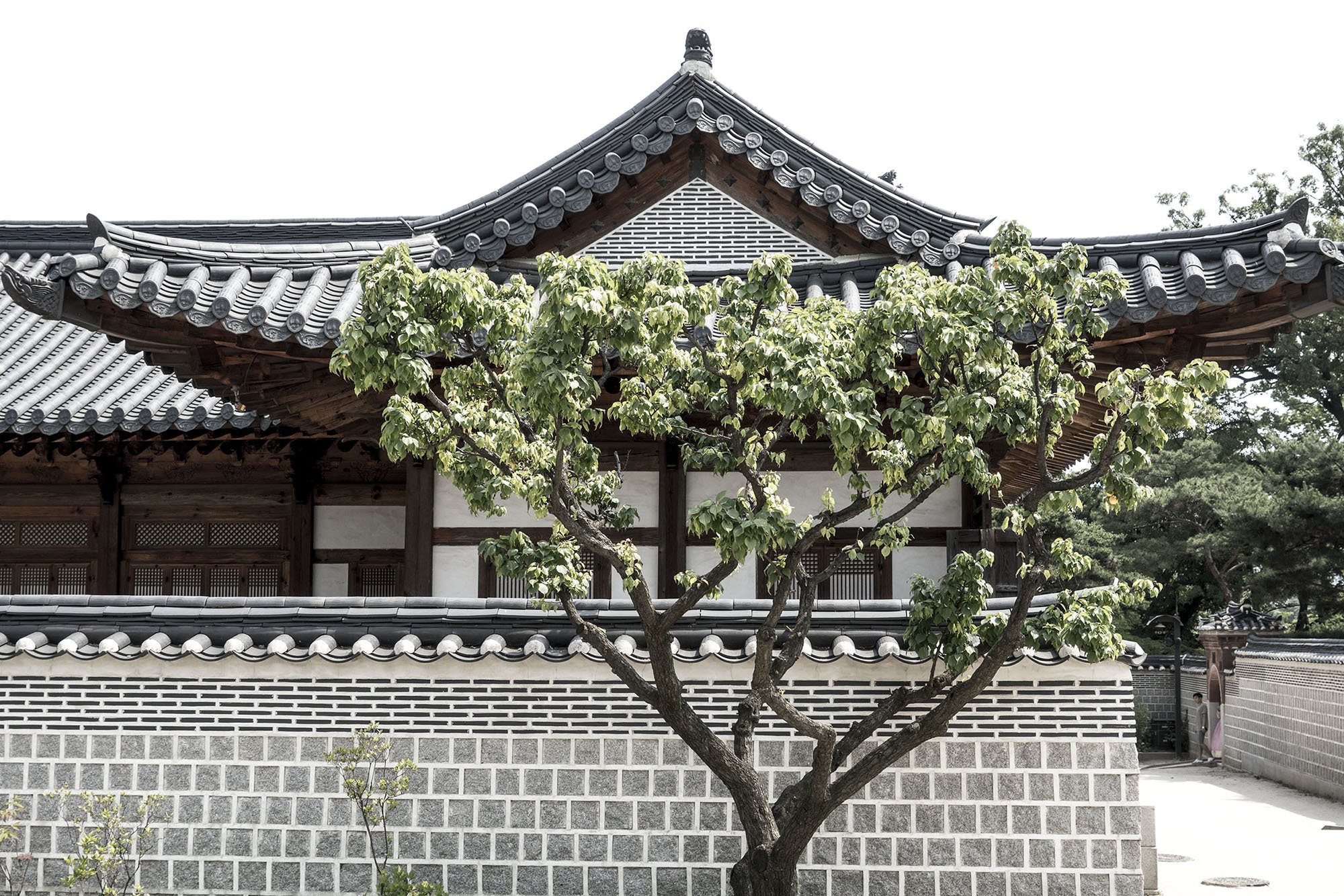 Historic house inside Gyeongbokgung Palace Seoul Republic of Korea