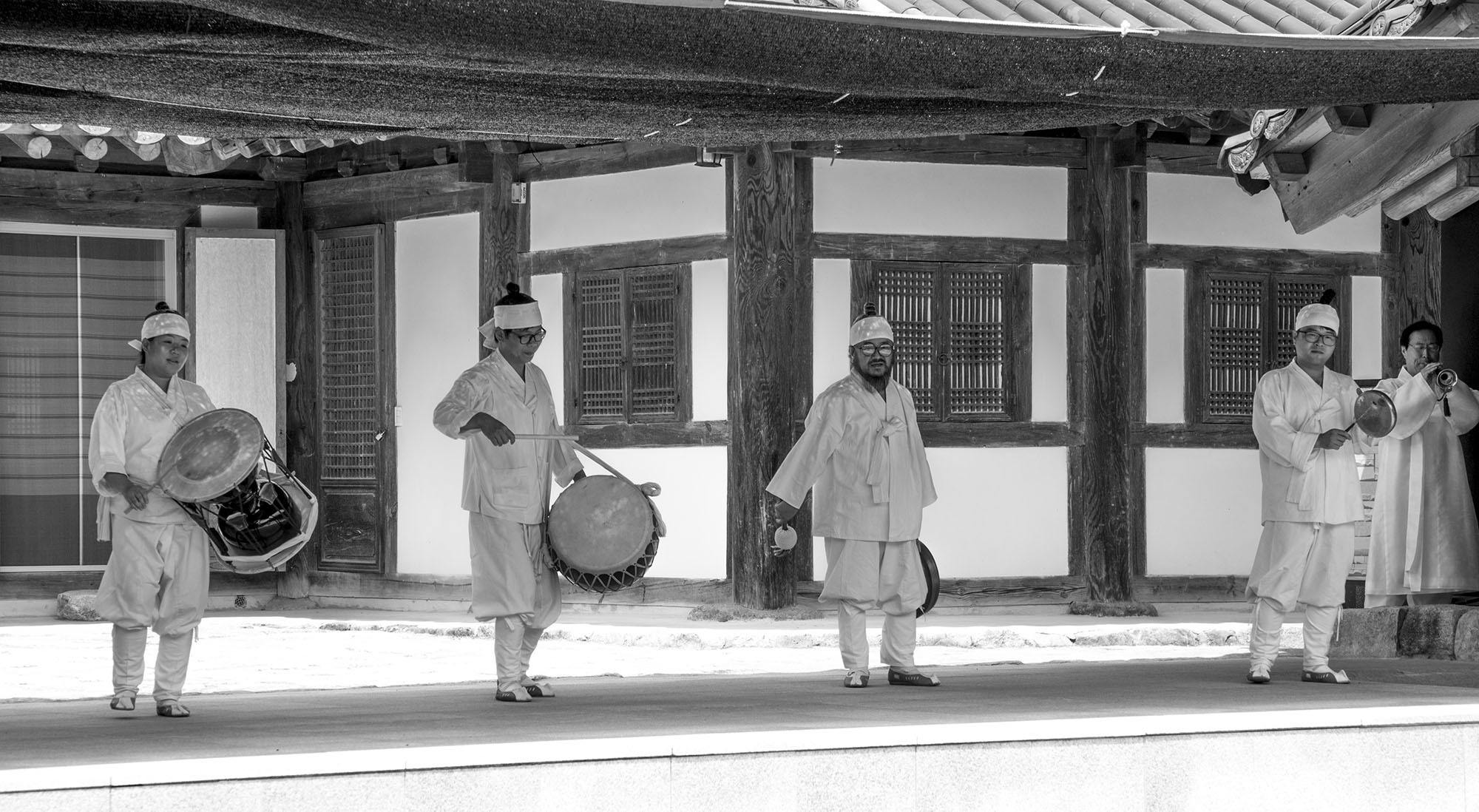 Performance at Hahoe Folk Village Republic of Korea