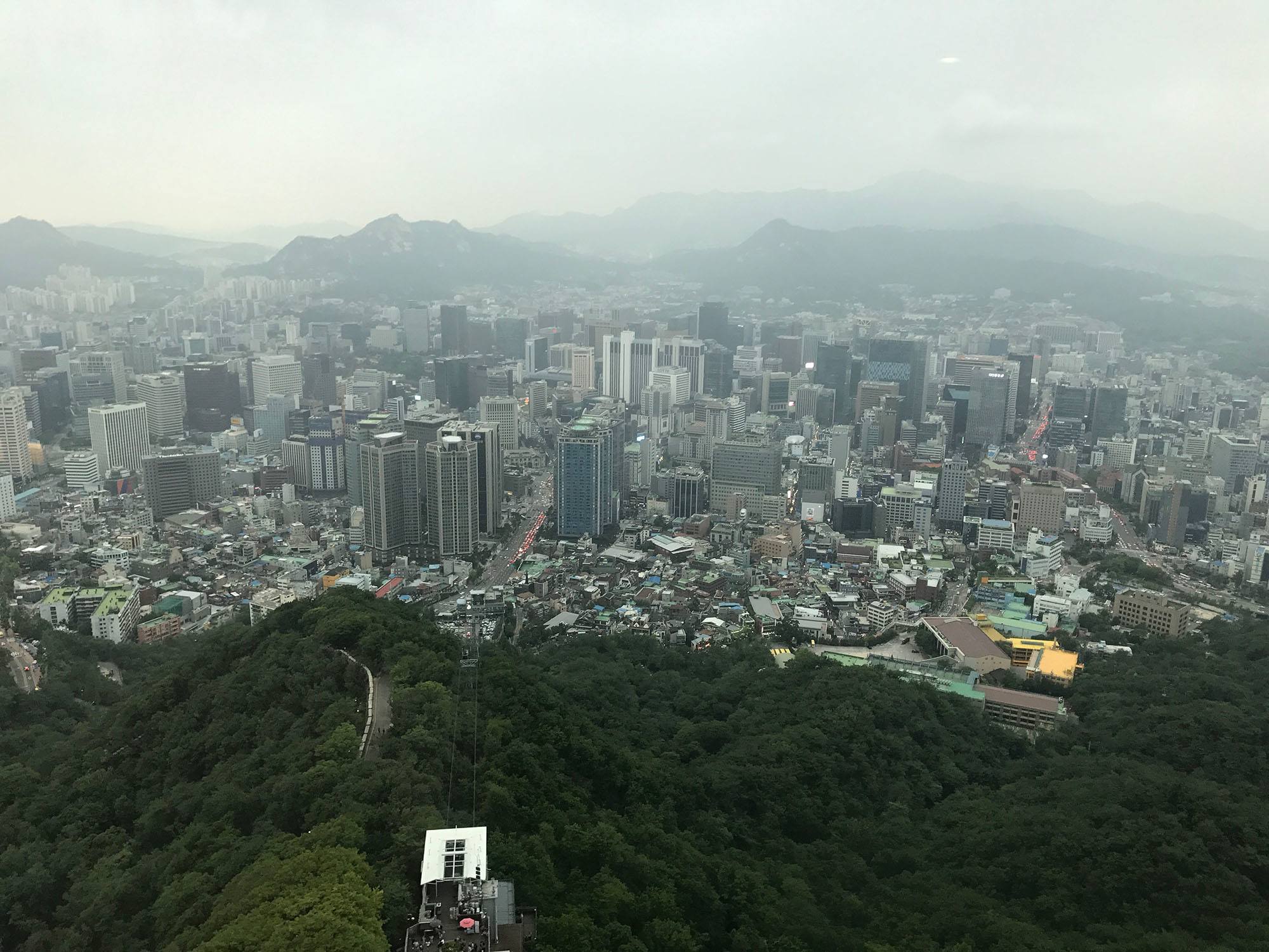 Seoul from Namsan Seoul Tower Republic of Korea